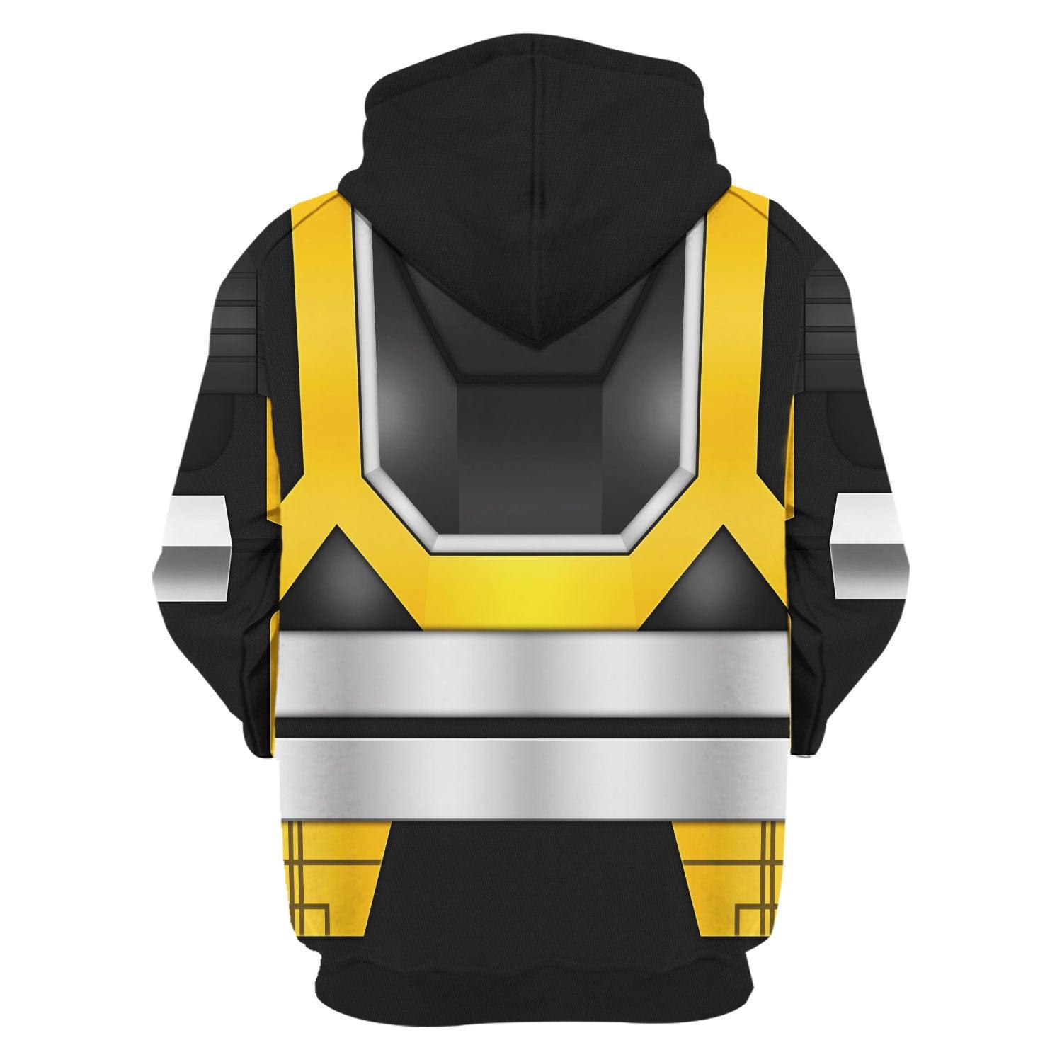 Gearhomie Simulation Super Gold Kamen Rider Black RX Cosplay Costumes Hoodies Sweatshirt T-shirt Tracksuit - Gearhomie.com
