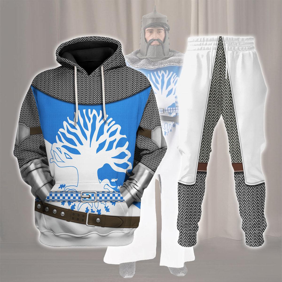 Gearhomie Sir Bedevere Knight Costume Hoodie Sweatshirt T-Shirt Tracksuit - Gearhomie.com