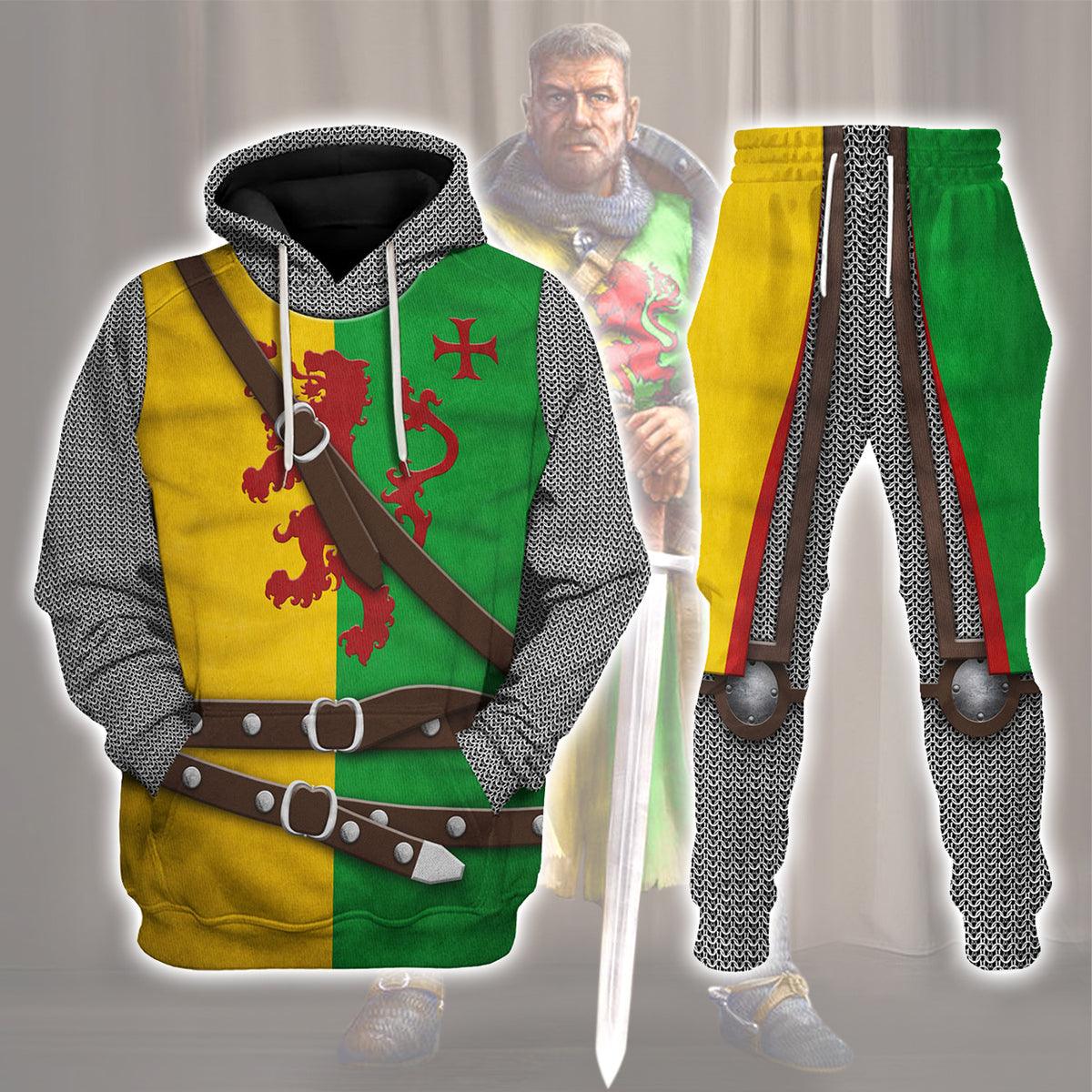 Gearhomie Sir William Marshal 1st Earl of Pembroke Knights Costume Hoodie Sweatshirt T-Shirt Tracksuit - Gearhomie.com
