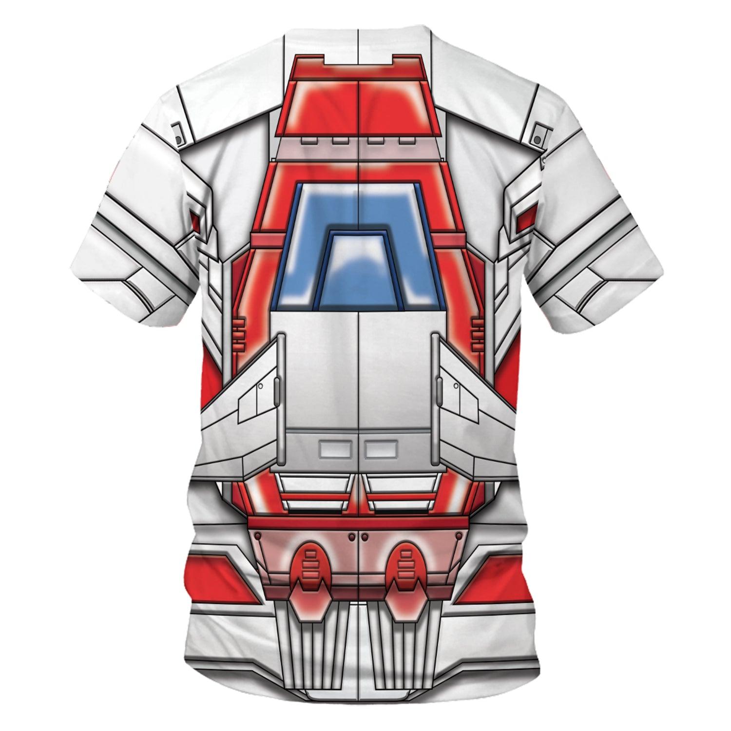 Gearhomie Skyfire Jetfire G1 Transfomers Robot Costume Hoodie Sweatshirt T-Shirt Tracksuit - Gearhomie.com