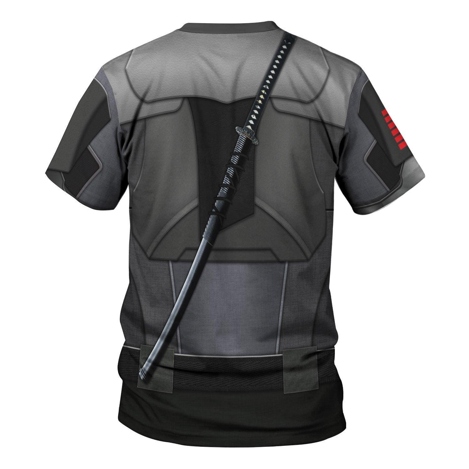 GearHomie Snake Eyes (G.I. Joe) Costumes Hoodie Sweatshirt T-Shirt Tracksuit - DucG