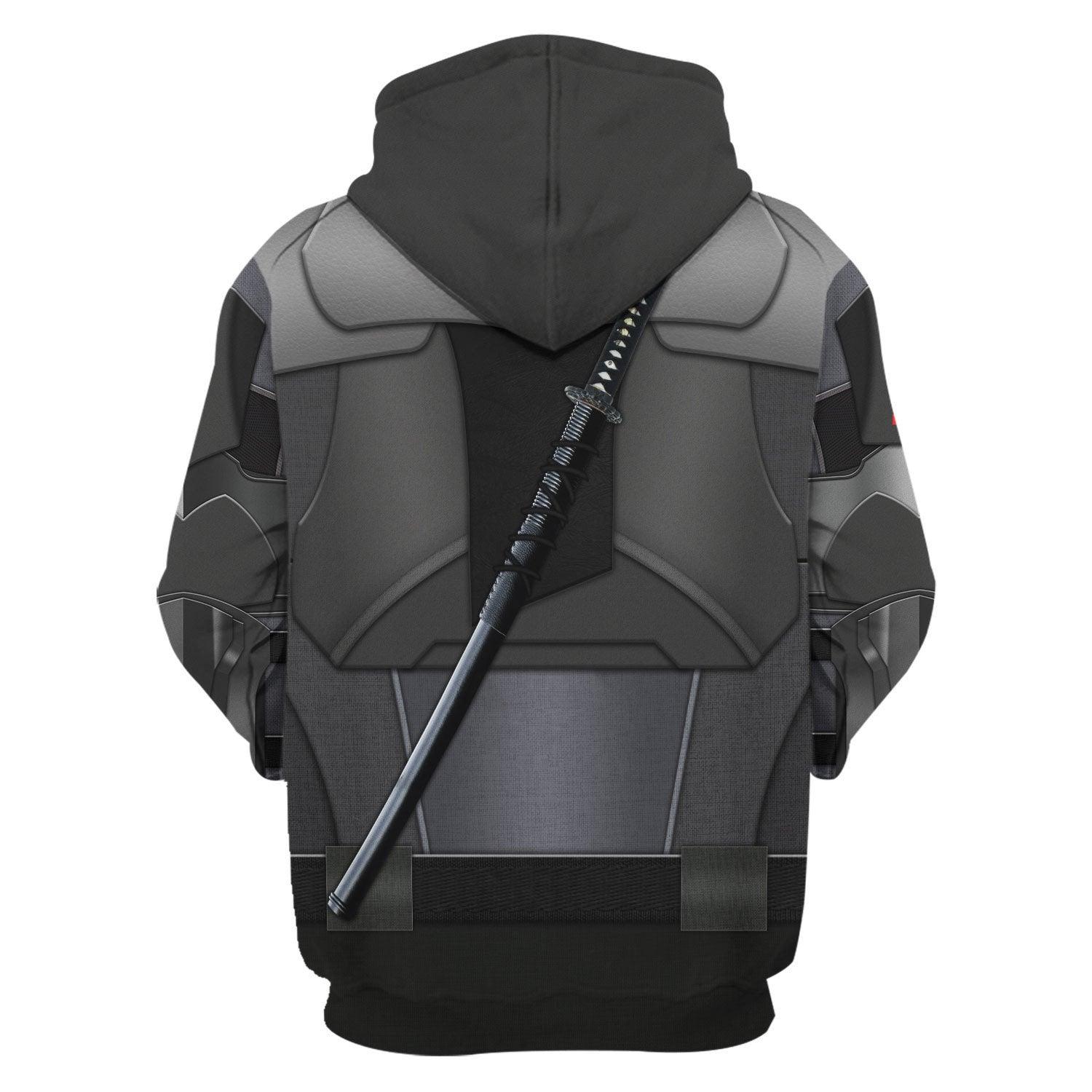 GearHomie Snake Eyes (G.I. Joe) Costumes Hoodie Sweatshirt T-Shirt Tracksuit - DucG