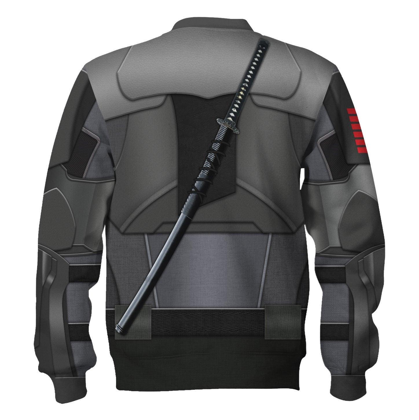 GearHomie Snake Eyes (G.I. Joe) Costumes Hoodie Sweatshirt T-Shirt Tracksuit - DucG