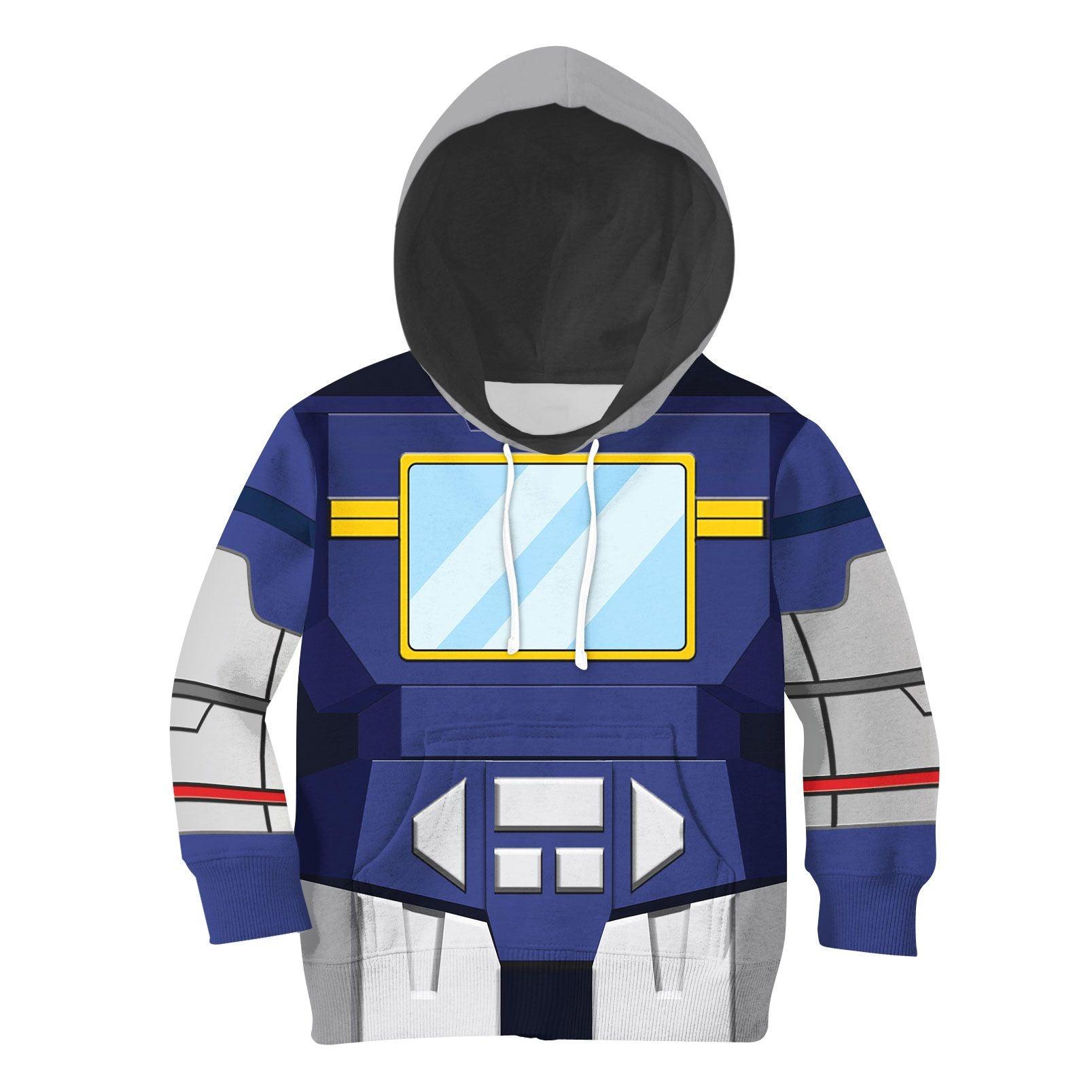  CustomsPig Soundwave Kid Costume Cosplay Hoodie Sweatshirt T-Shirt -  CustomsPig.com
