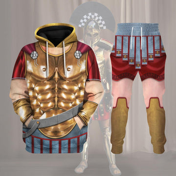 Gearhomie Spartan Hoplite Armour Costume Hoodie Sweatshirt T-Shirt Tracksuit - Gearhomie.com