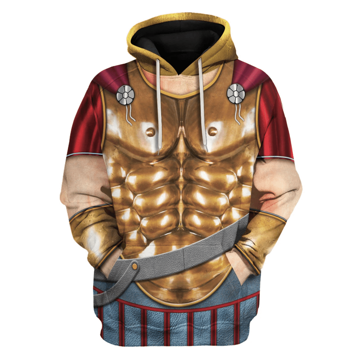 Gearhomie Spartan Hoplite Armour Costume Hoodie Sweatshirt T-Shirt Tracksuit - Gearhomie.com