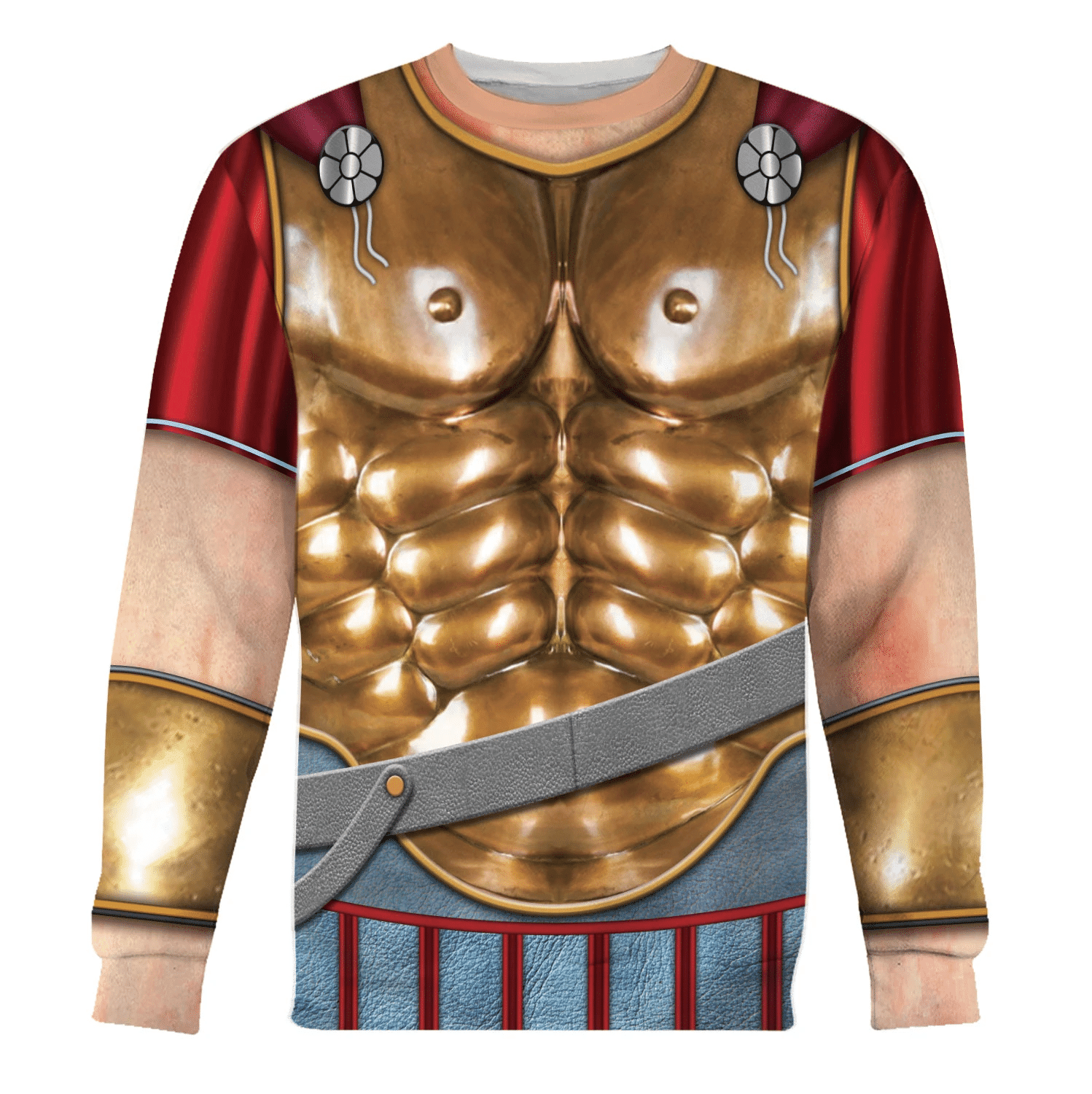 Gearhomie Spartan Hoplite Armour Costume Hoodie Sweatshirt T-Shirt Tracksuit - Gearhomie.com
