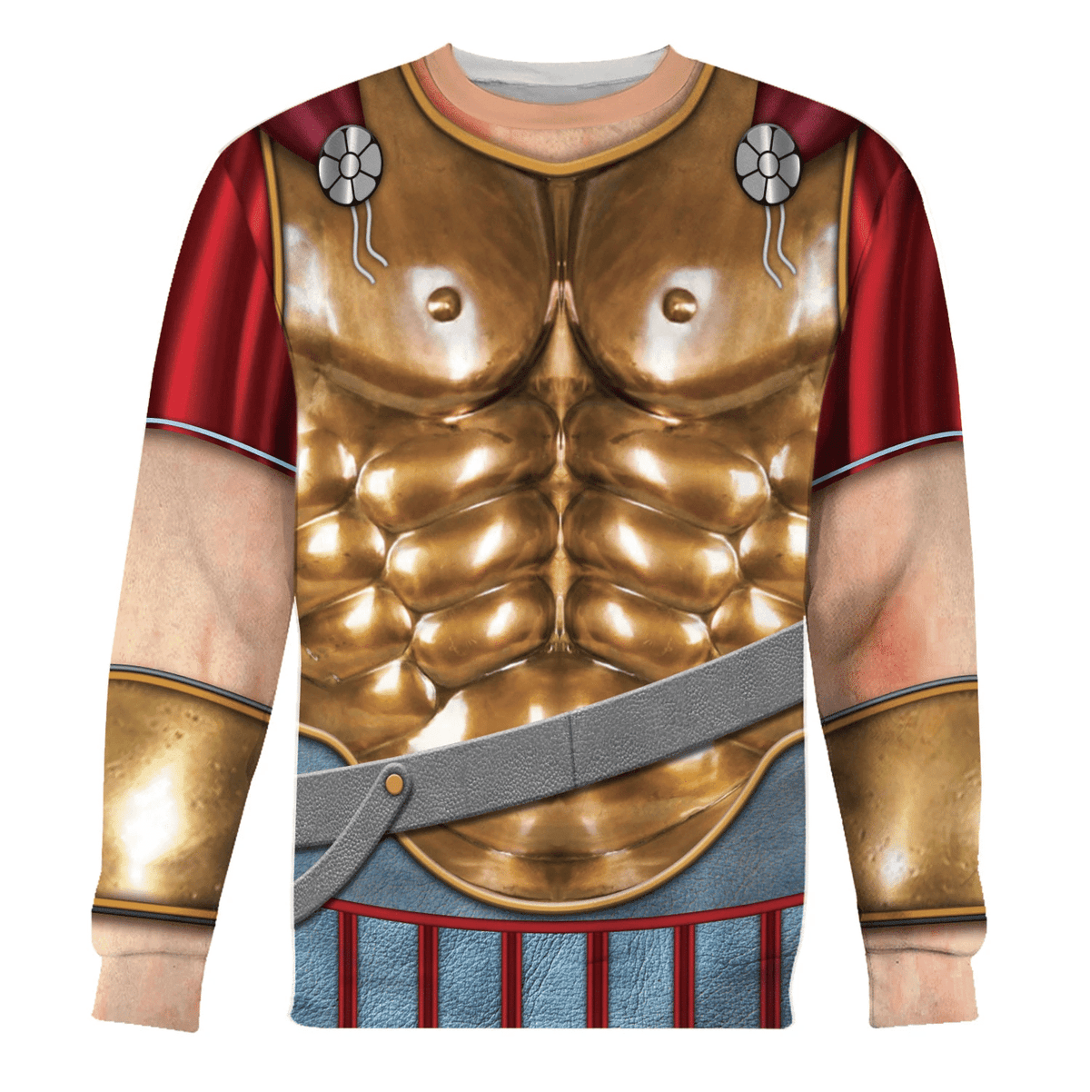 Gearhomie Spartan Hoplite Armour Costume Hoodie Sweatshirt T-Shirt Tracksuit - Gearhomie.com