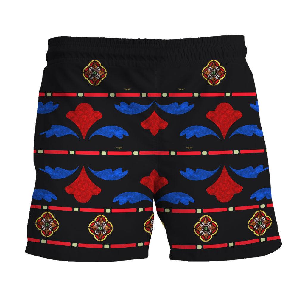 Gearhomie Stained Glass - Charlemagne Hawaiian Shirt Polo Shirt Beach short - Gearhomie.com