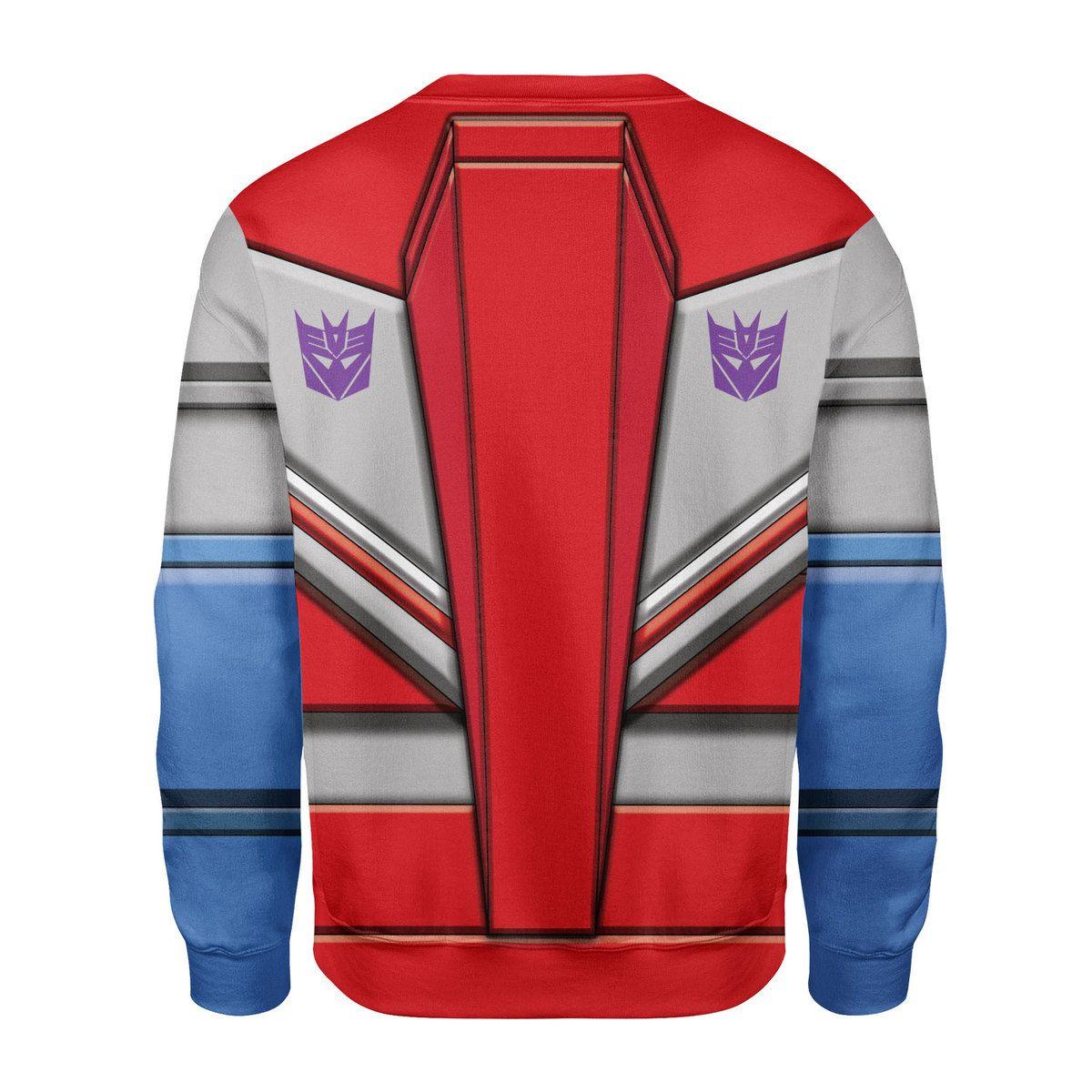 Gearhomie Starscream Costume Cosplay Hoodie Tracksuit - Gearhomie.com