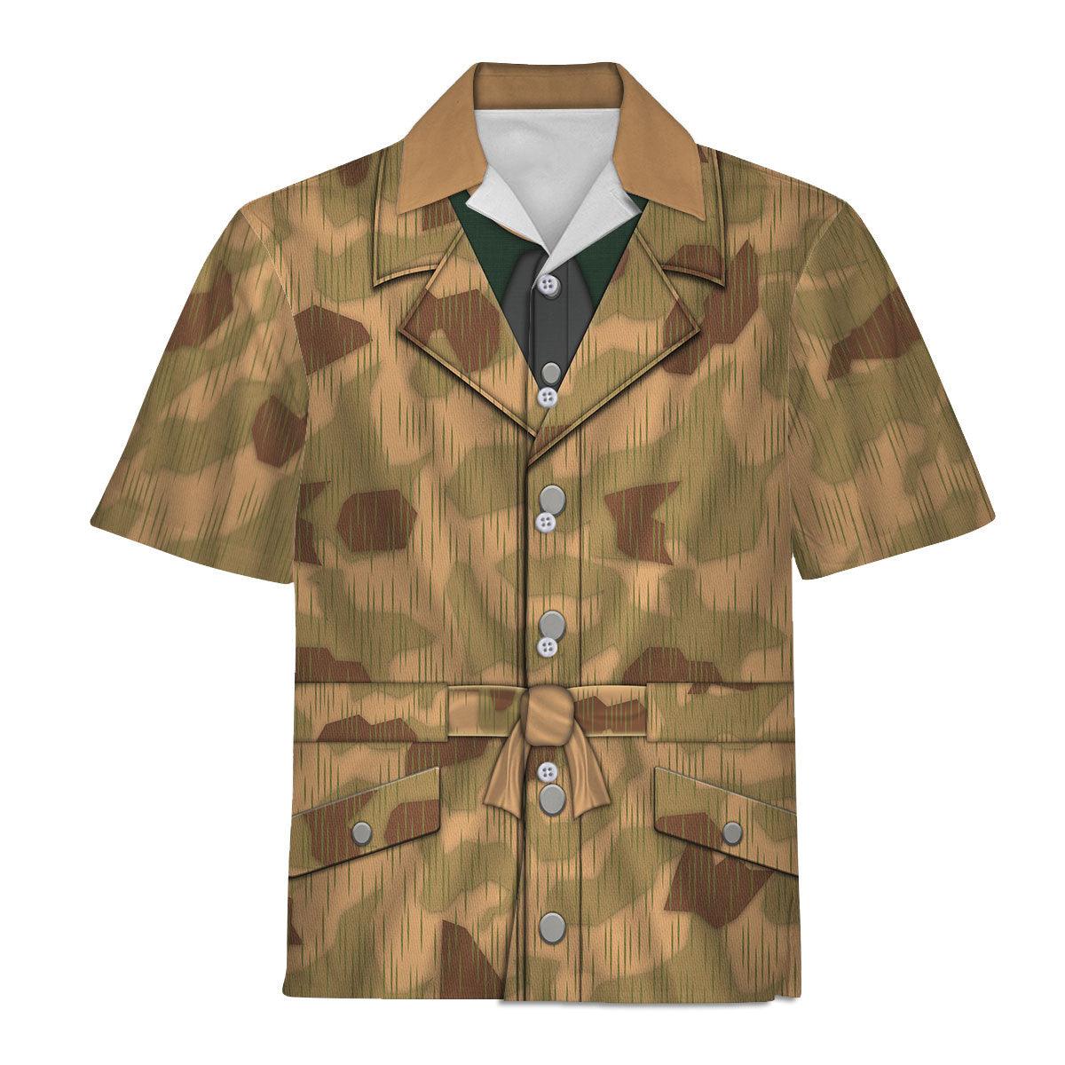 Gearhomie Sumpftarnmuster Swamp Pattern German World War II Camouflage Patterns Costume Hoodie Sweatshirt T-Shirt Tracksuit - Gearhomie.com