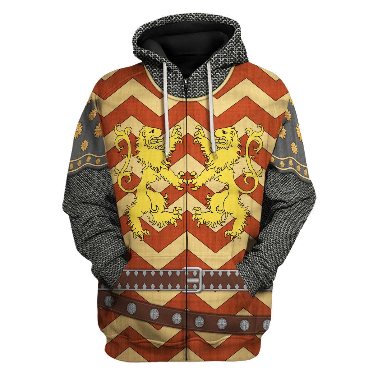 Oodiegang The Angevin King Knight Costume Hoodie Sweatshirt T-Shirt Tracksuit - Oodiegang.com