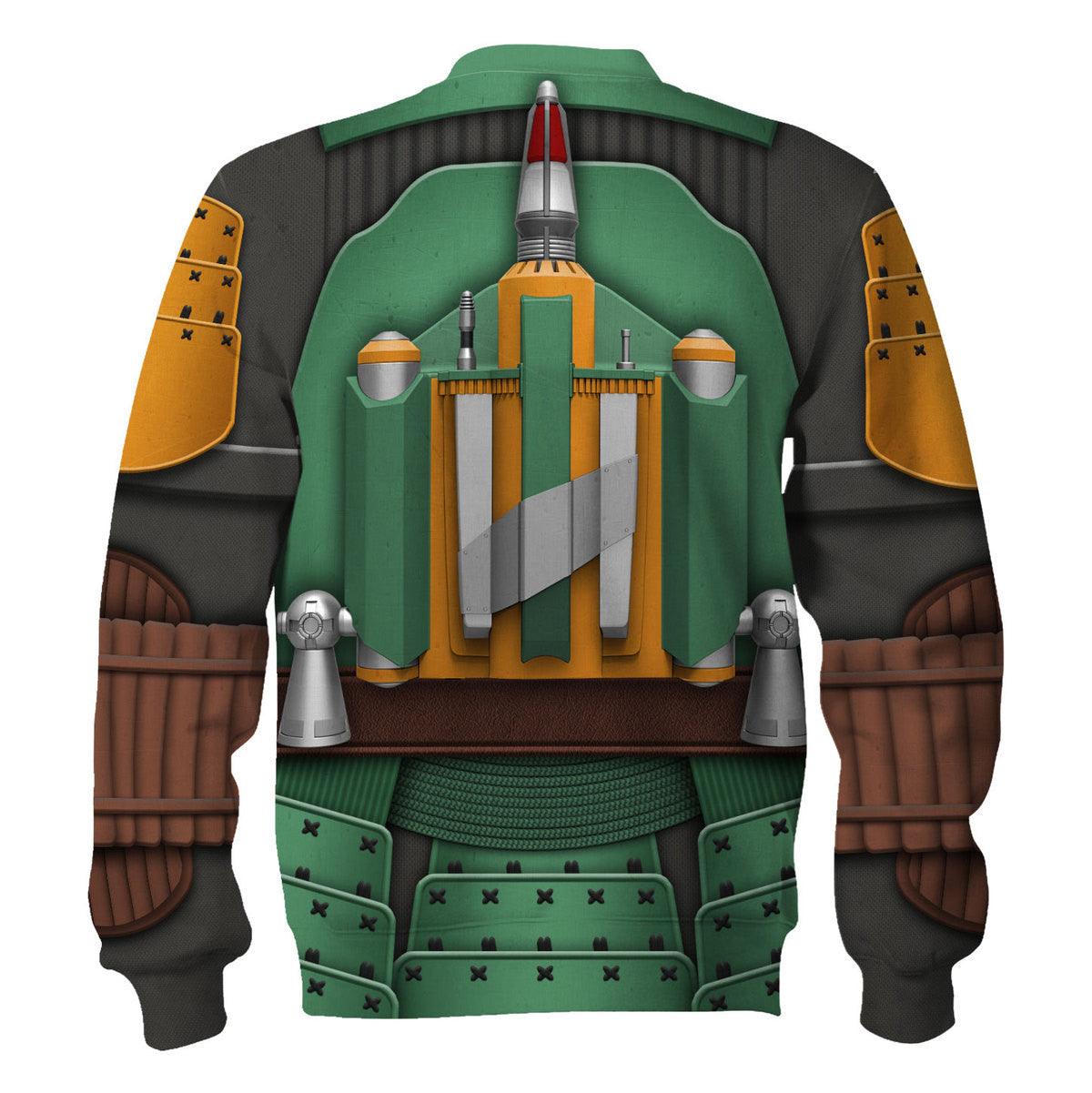 Gearhomie The Book of Boba Fett Samurai Costume Hoodie Sweatshirt T-Shirt Sweatpants - Gearhomie.com