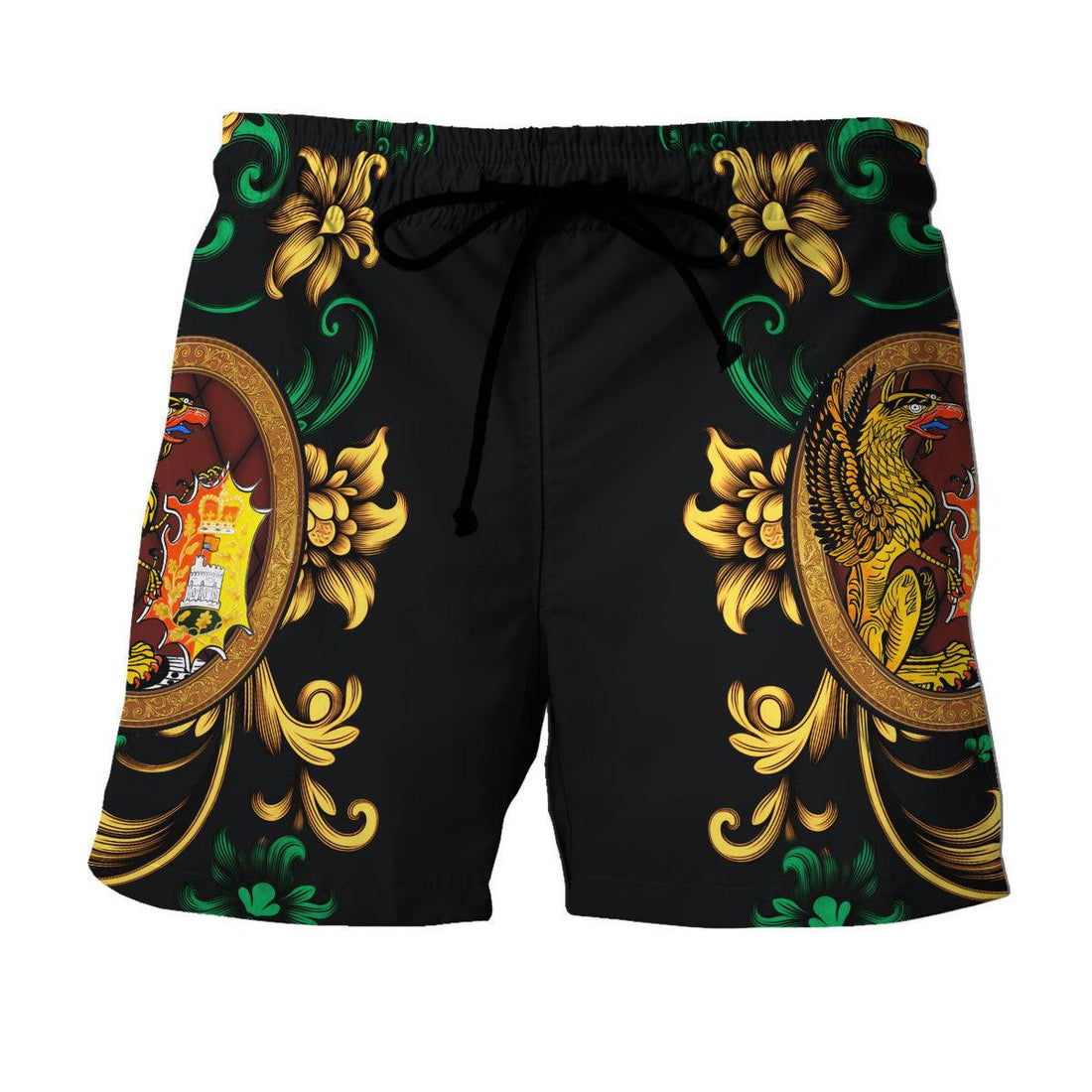 Gearhomie The Griffin of Edward III Hawaiian Shirt Polo Shirt Beach Shorts - Gearhomie.com