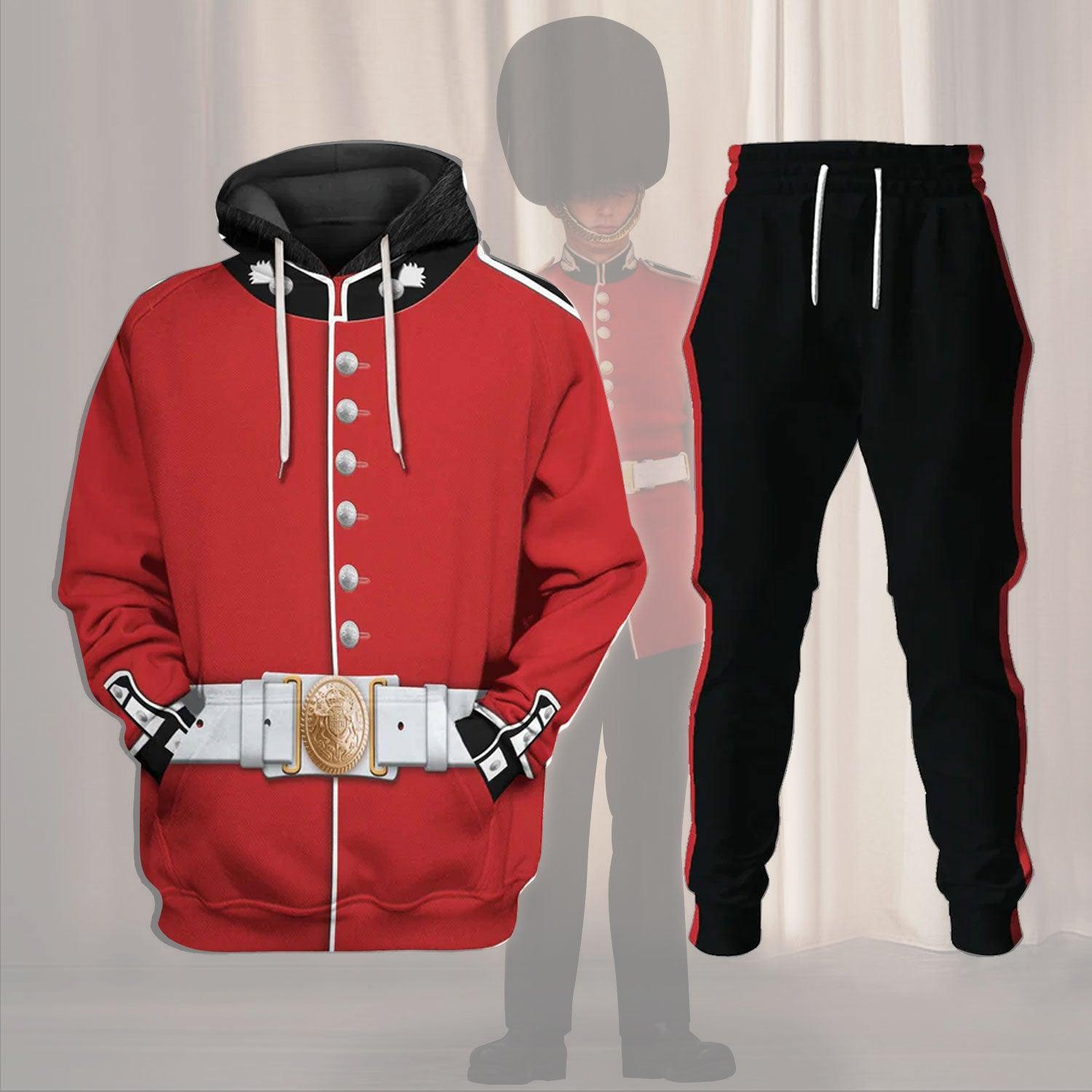Gearhomie The Queen Guards United Kingdom Costume Hoodie Sweatshirt T-Shirt Tracksuit - Gearhomie.com