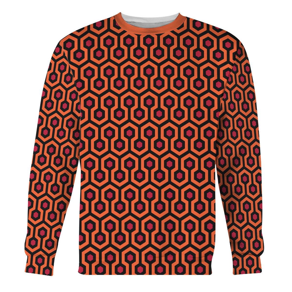 Gearhomie The Shining Overlook Hotel Pattern Costume Hoodie Sweatshirt T-Shirt Tracksuit - Gearhomie.com