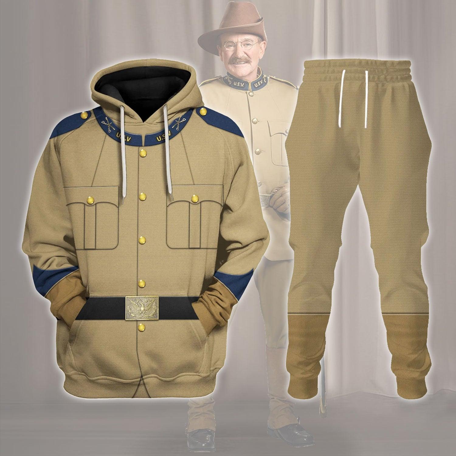 OodieGang Theodore Roosevelt Costume Hoodie Sweatshirt T-Shirt Tracksuit - OodieGang.com