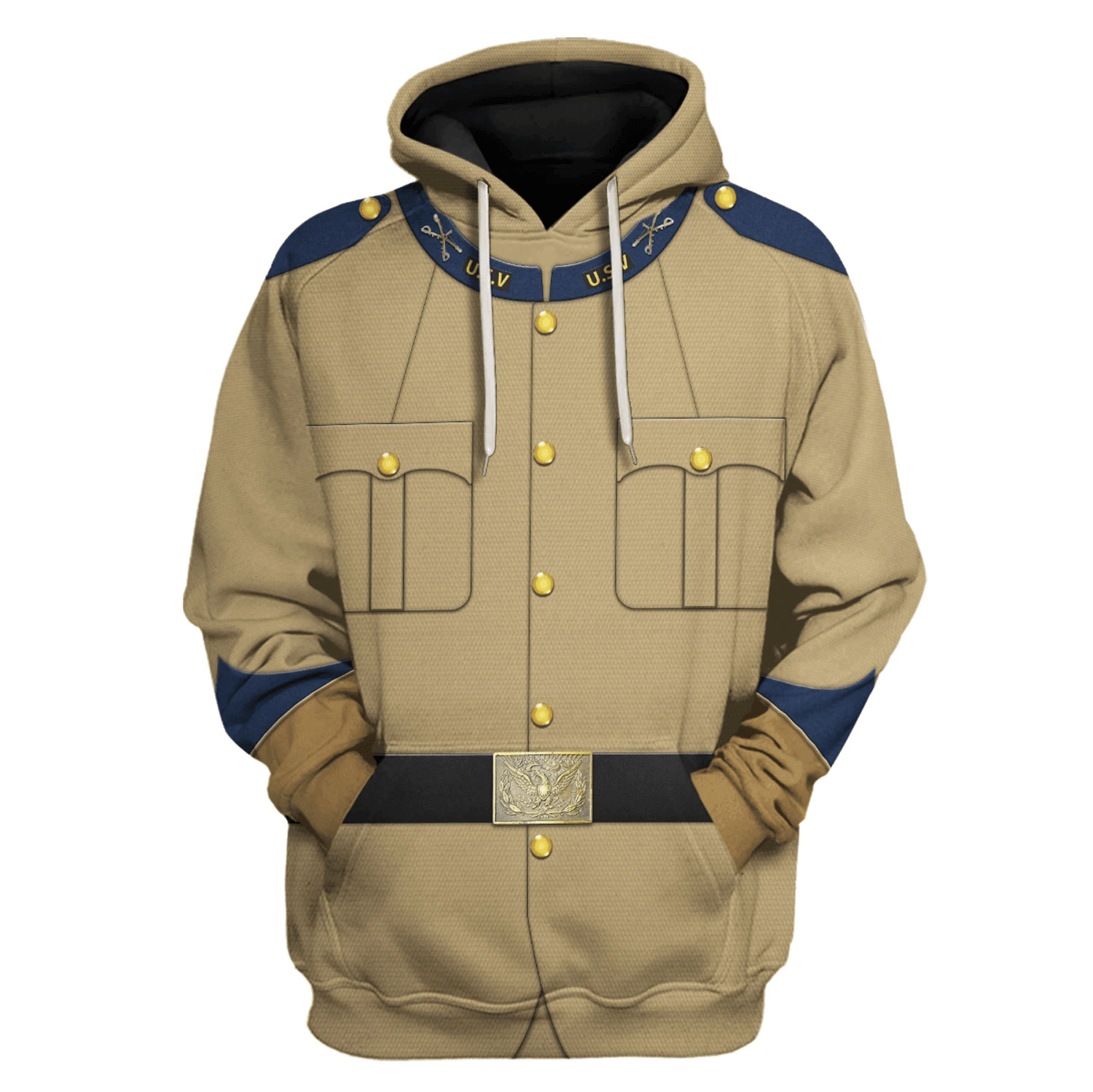 Gearhomie Theodore Roosevelt Costume Hoodie Sweatshirt T-Shirt Tracksuit - Gearhomie.com