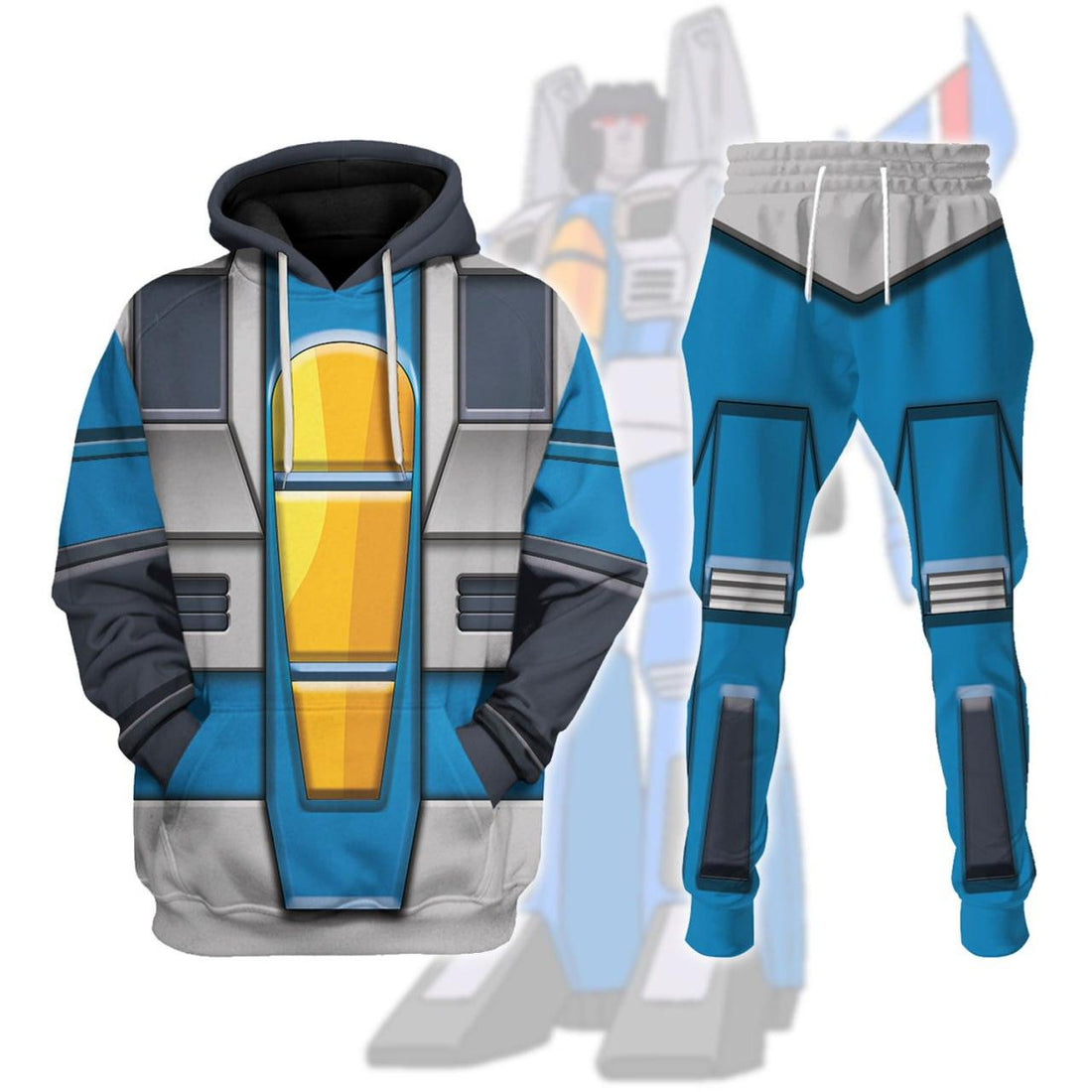 Gearhomie Thundercracker Costume Cosplay Hoodie Tracksuit - DucG
