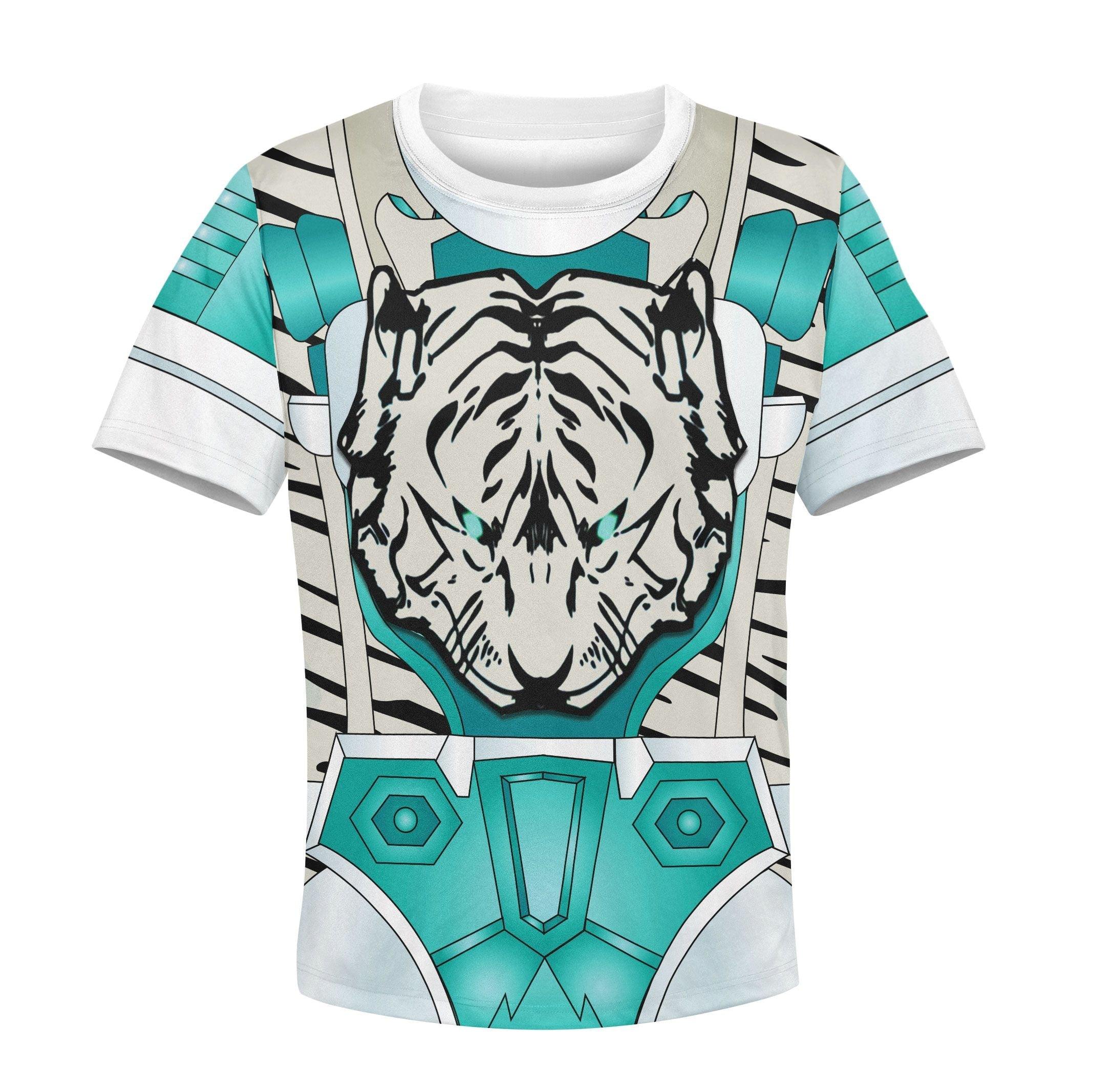 Gearhomie Tigatron Beast Wars Kid Costume Cosplay Hoodie Sweatshirt T-Shirt - Gearhomie.com