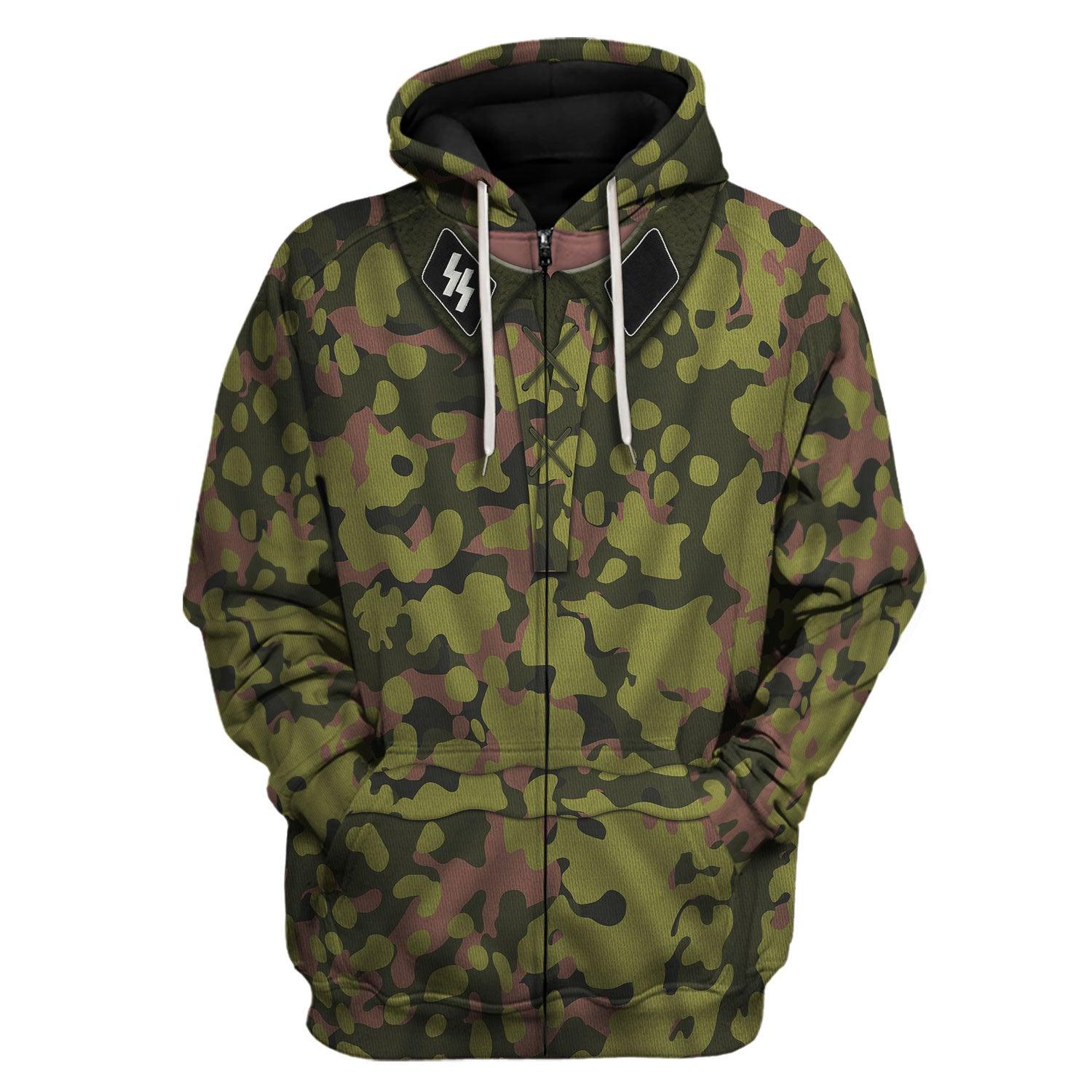 Gearhomie Type II M42 Oakleaf A Smock Dark Variant Costume Hoodie Sweatshirt T-Shirt Tracksuit - Gearhomie.com