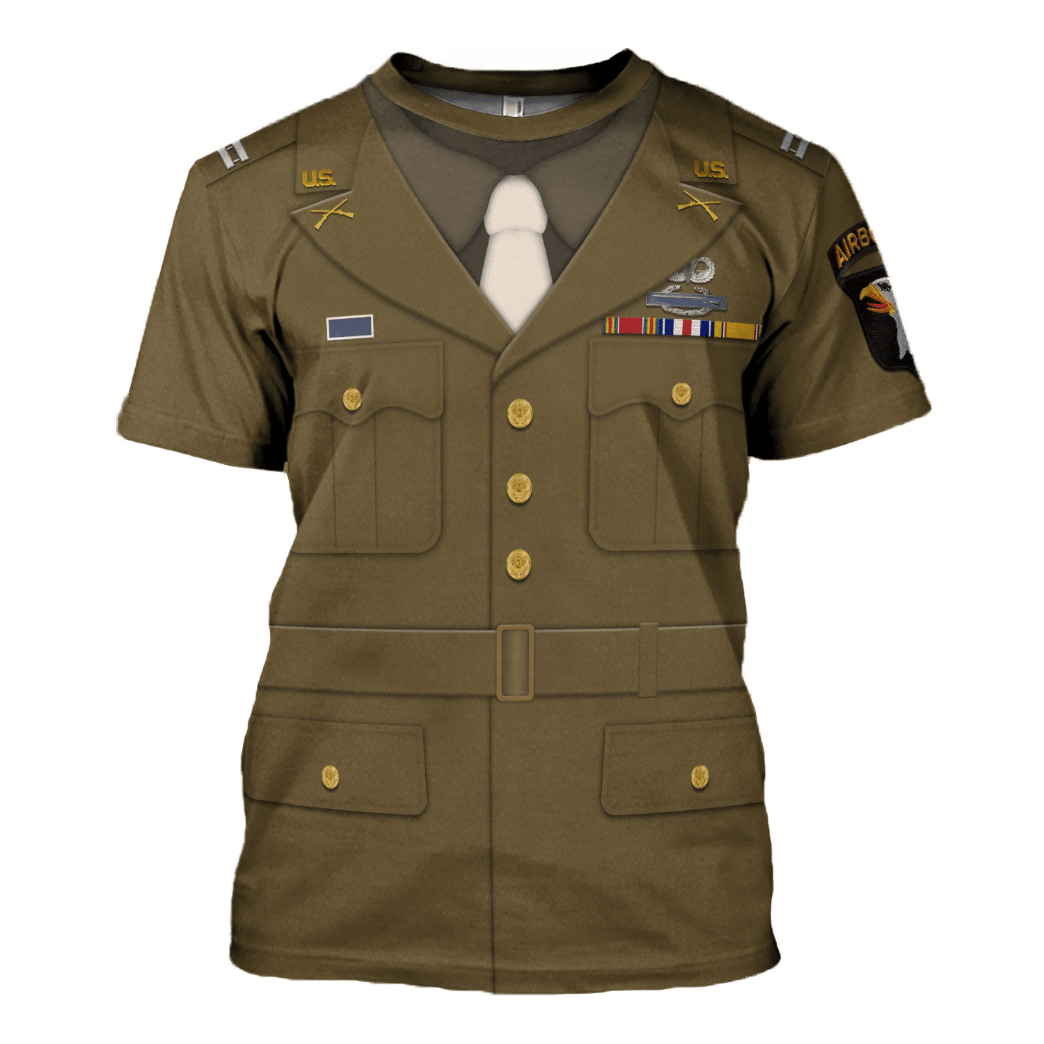 Gearhomie U.S General WWII Costume Hoodie Sweatshirt T-Shirt Tracksuit - Gearhomie.com
