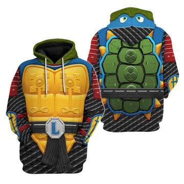 Gearhomie Ultimates! Sewer Samurai Leonardo TMNT Costume Hoodie Sweatshirt T-Shirt Sweatpants - Gearhomie.com