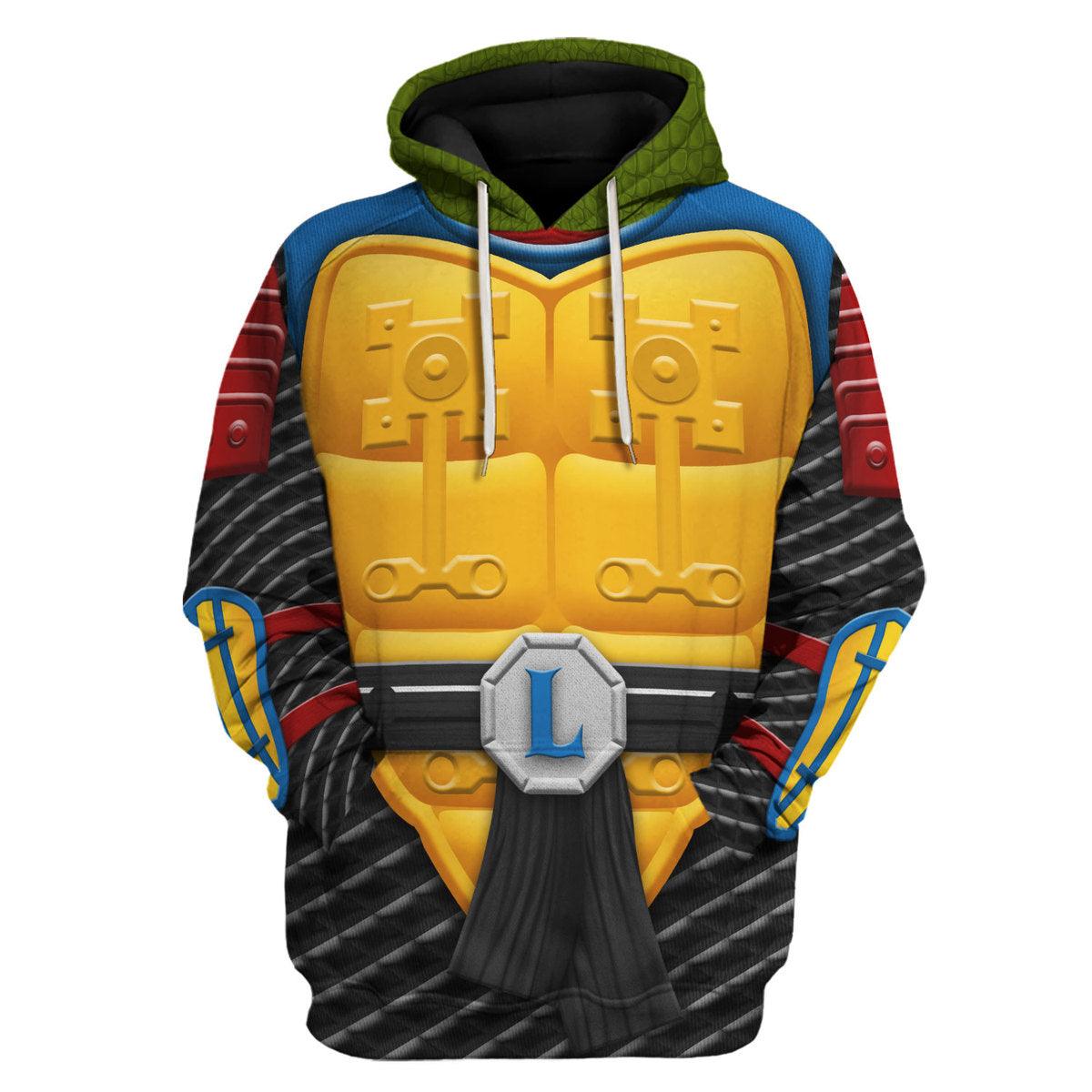 YMskins Ultimates! Sewer Samurai Leonardo TMNT Costume Hoodie Sweatshirt T-Shirt Sweatpants