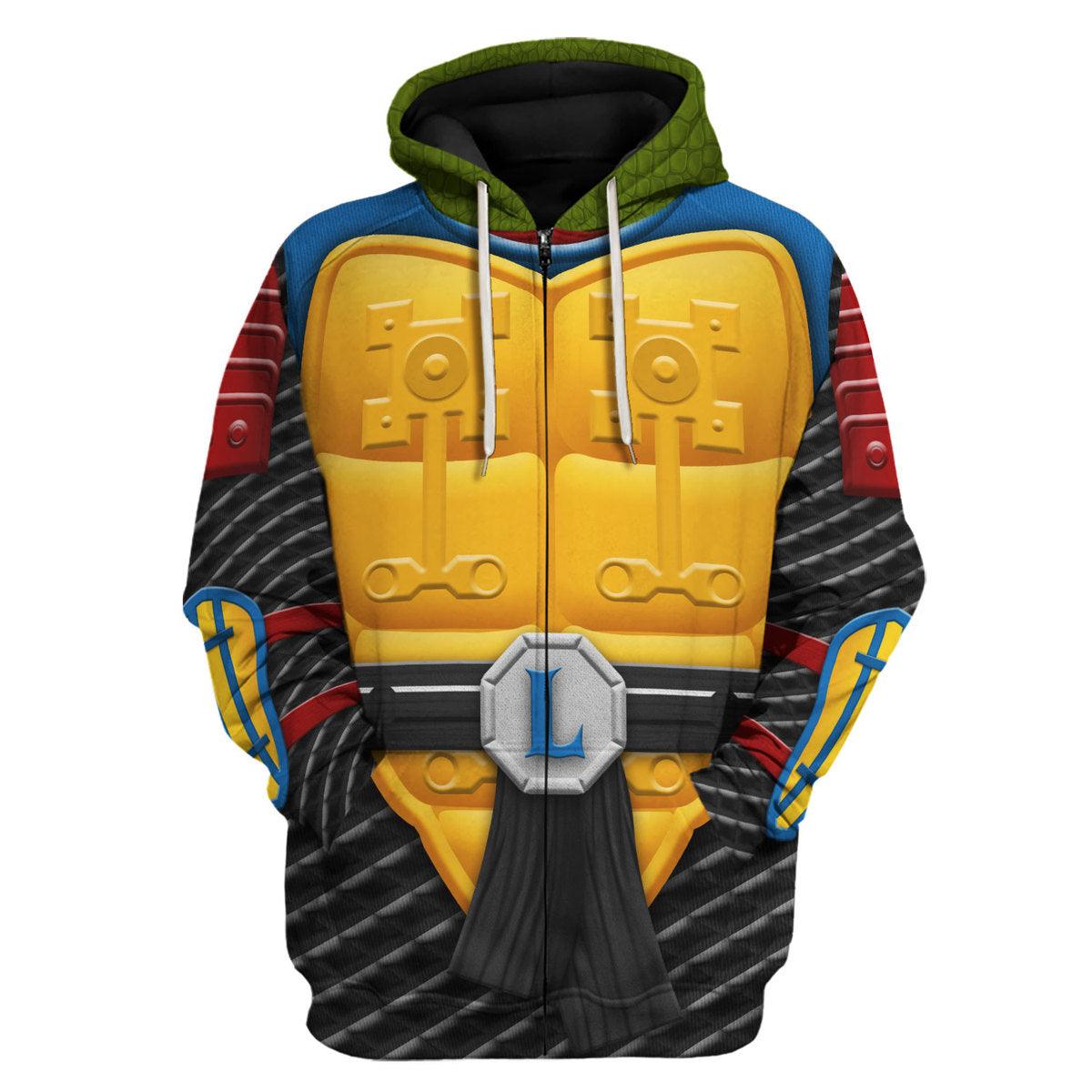 Gearhomie Ultimates! Sewer Samurai Leonardo TMNT Costume Hoodie Sweatshirt T-Shirt Sweatpants - Gearhomie.com