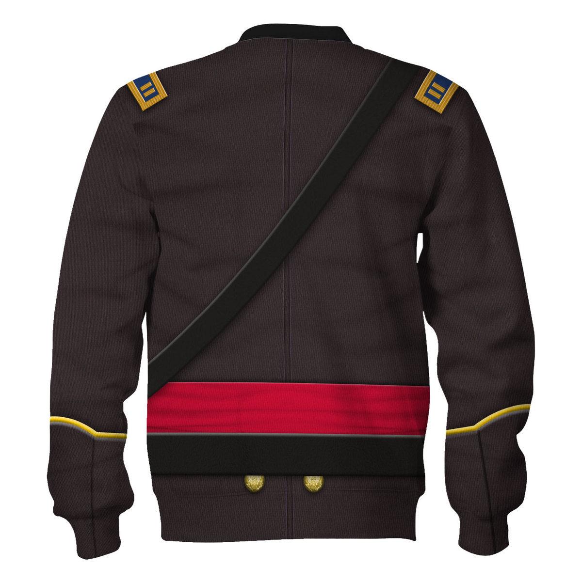 Gearhomie Union Army- Captain Of Infantry Uniform All Over Print Hoodie Sweatshirt T-Shirt Tracksuit - Gearhomie.com