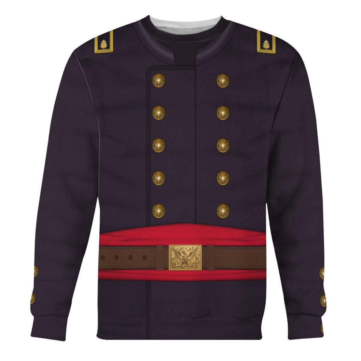Gearhomie Union Army- Major- Infantry Uniform All Over Print Hoodie Sweatshirt T-Shirt Tracksuit - Gearhomie.com