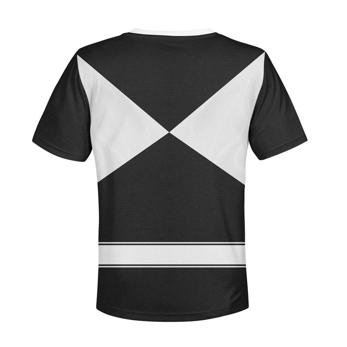 Gearhomie Unisex Kid Tops Black Ranger Mighty Morphin Kid 3D Apparel - Gearhomie.com