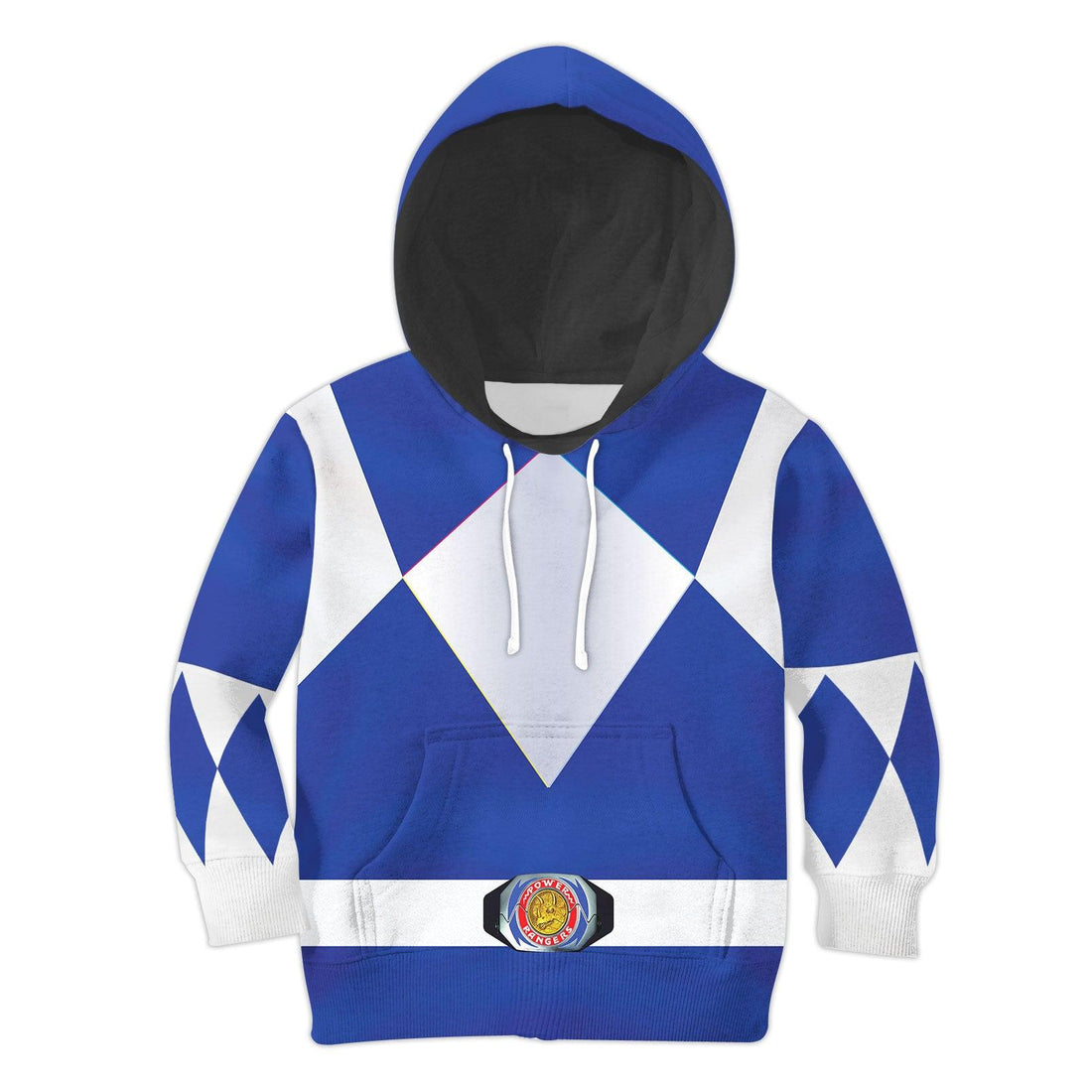 Gearhomie Unisex Kid Tops Blue Power Ranger 3D Apparel - Gearhomie.com