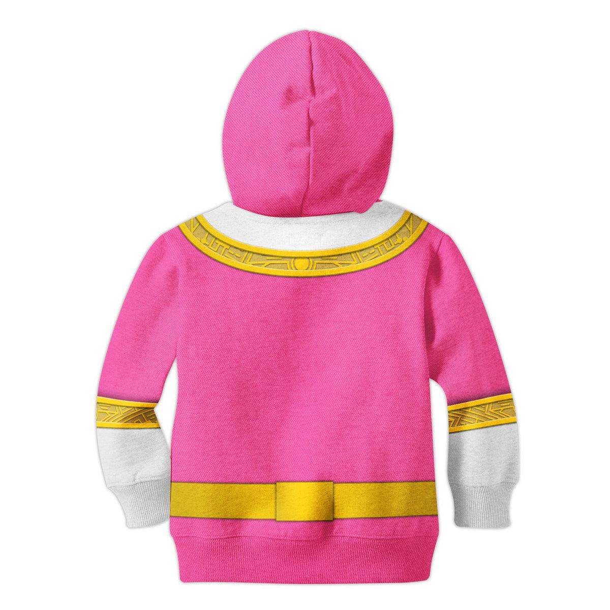 Gearhomie Unisex Kid Tops Pink Power Rangers Zeo Kid 3D Apparel - Gearhomie.com