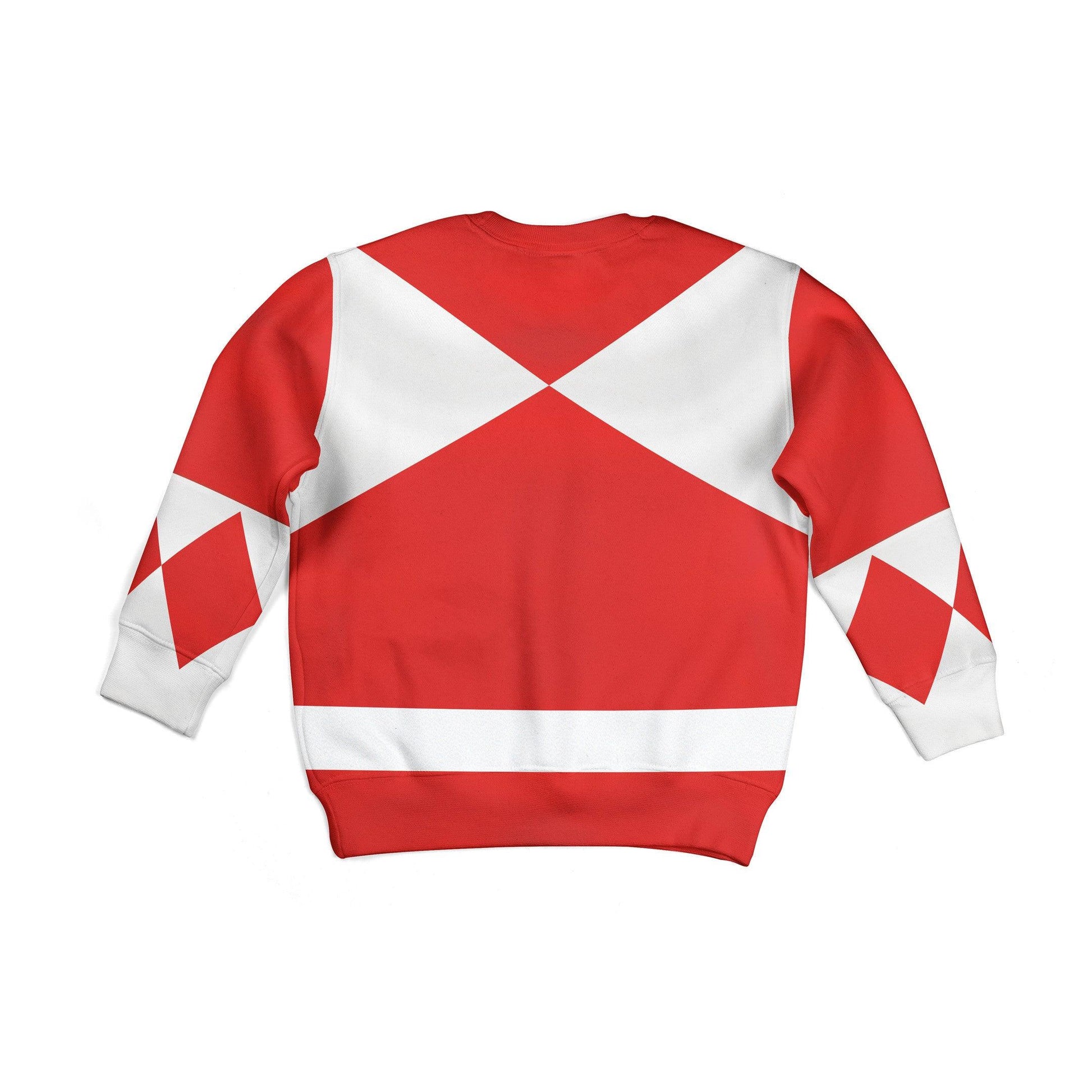 Gearhomie Unisex Kid Tops Red Power Ranger 3D Apparel - Gearhomie.com