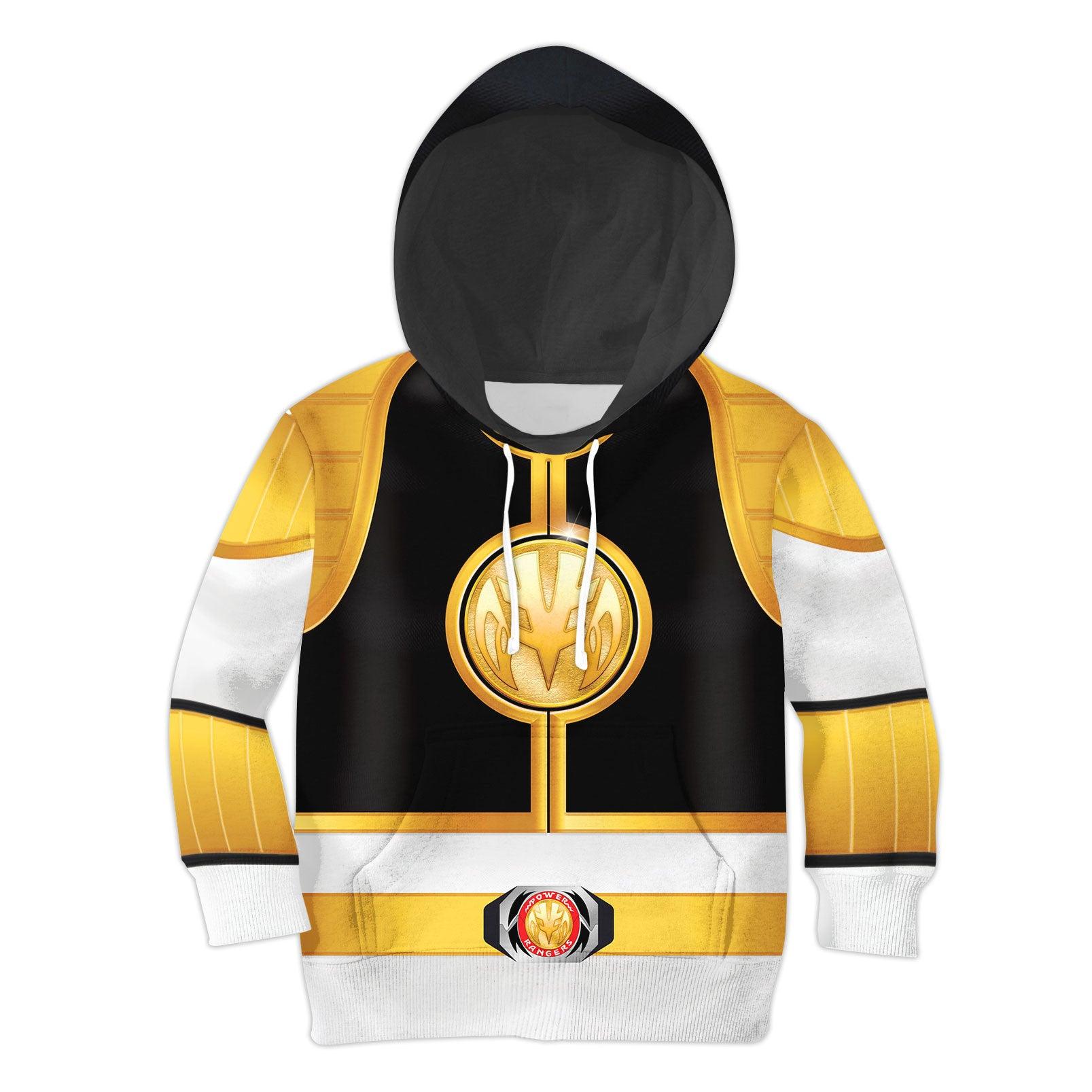 Gearhomie Unisex Kid Tops White Power Ranger 3D Apparel - Gearhomie.com