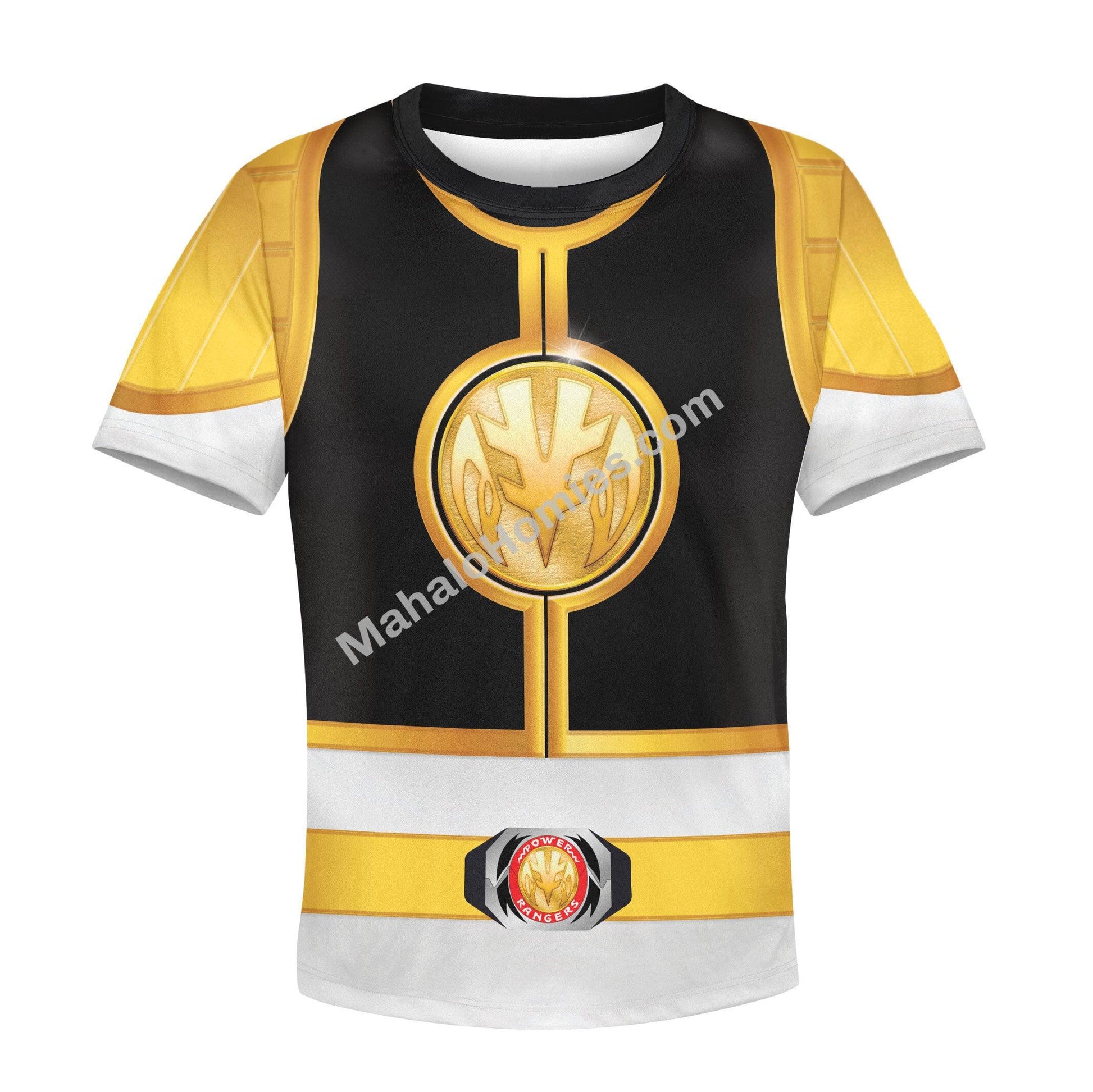 Gearhomie Unisex Kid Tops White Power Ranger 3D Apparel - Gearhomie.com