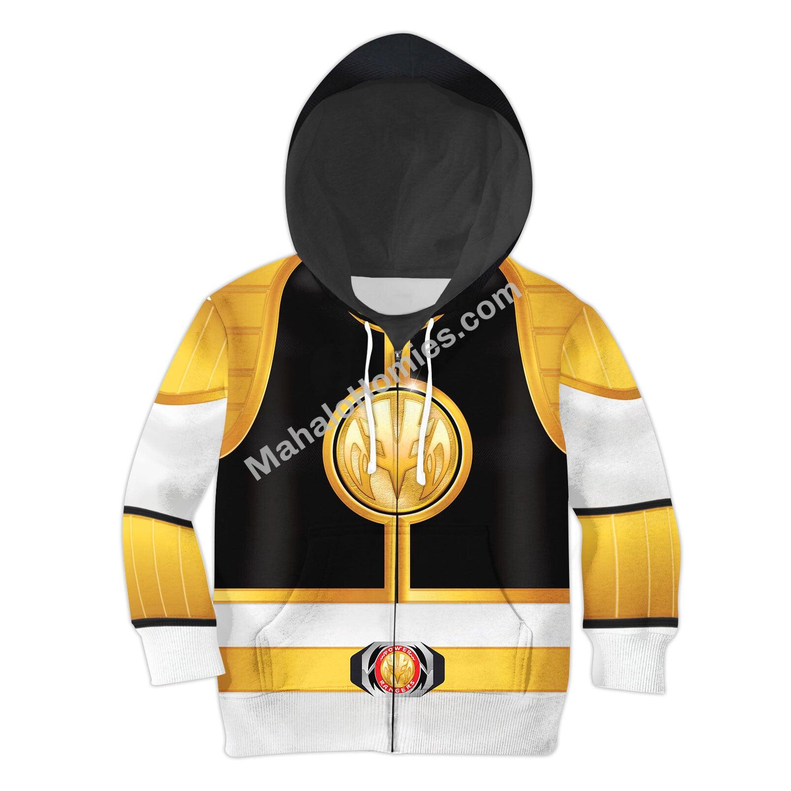 Gearhomie Unisex Kid Tops White Power Ranger 3D Apparel - Gearhomie.com