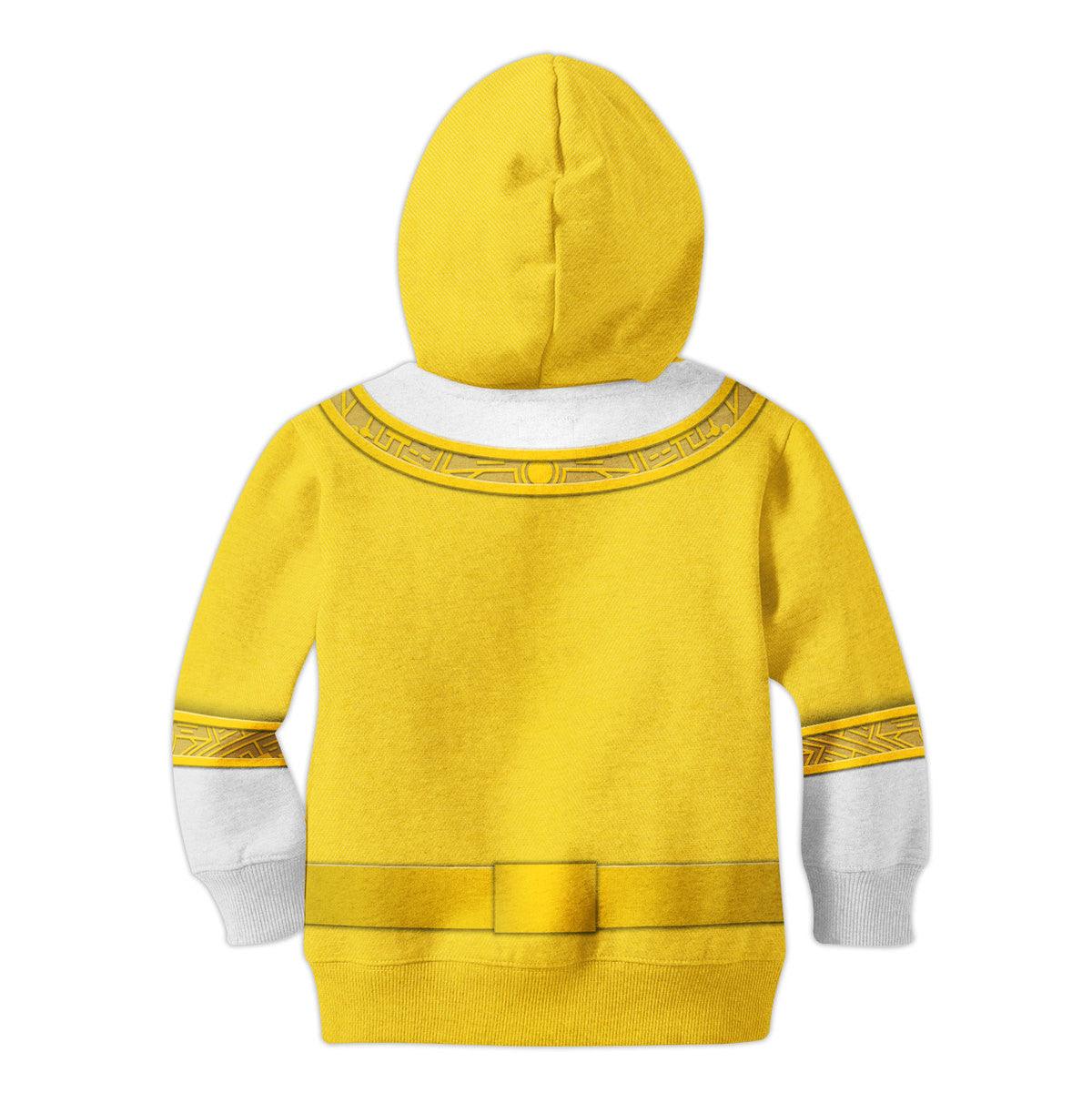 Gearhomie Unisex Kid Tops Yellow Power Rangers Zeo Kid 3D Apparel - Gearhomie.com
