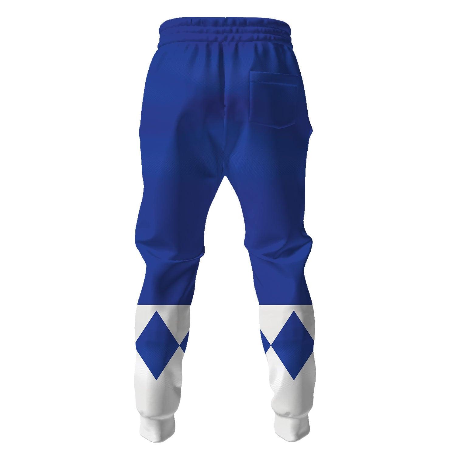 Gearhomie Unisex Tracksuit Hoodies Blue Power Ranger 3D Costumes - Gearhomie.com