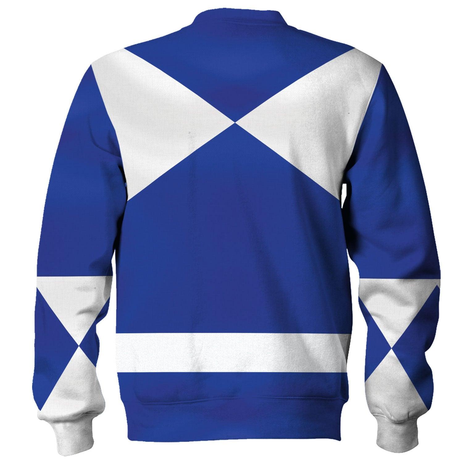 Gearhomie Unisex Tracksuit Hoodies Blue Power Ranger 3D Costumes - Gearhomie.com