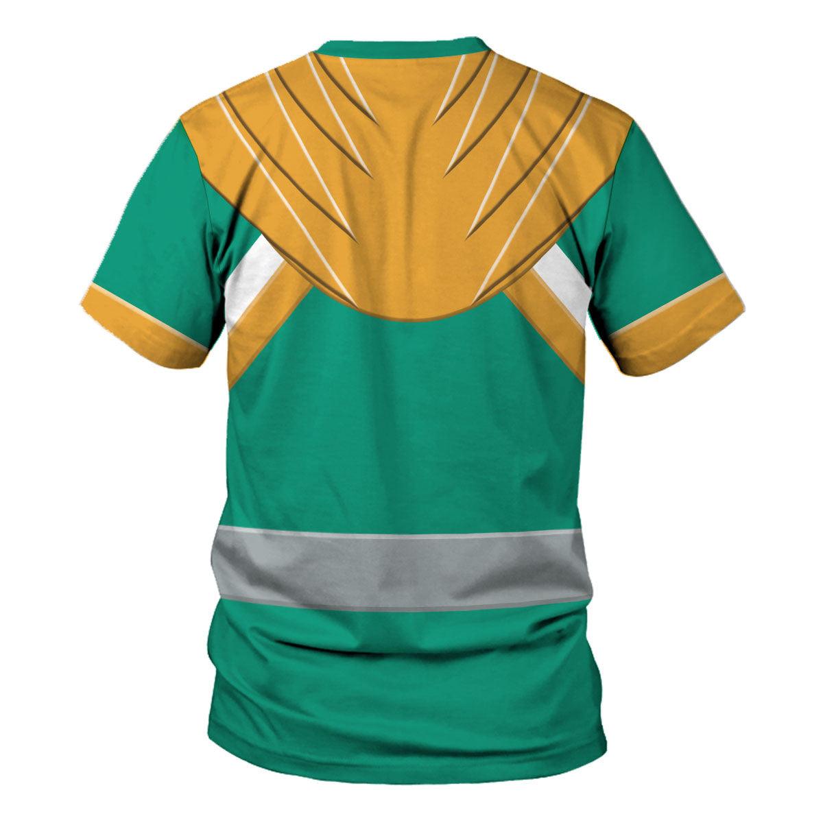 Gearhomie Unisex Tracksuit Hoodies Green Power Ranger 3D Costumes - Gearhomie.com