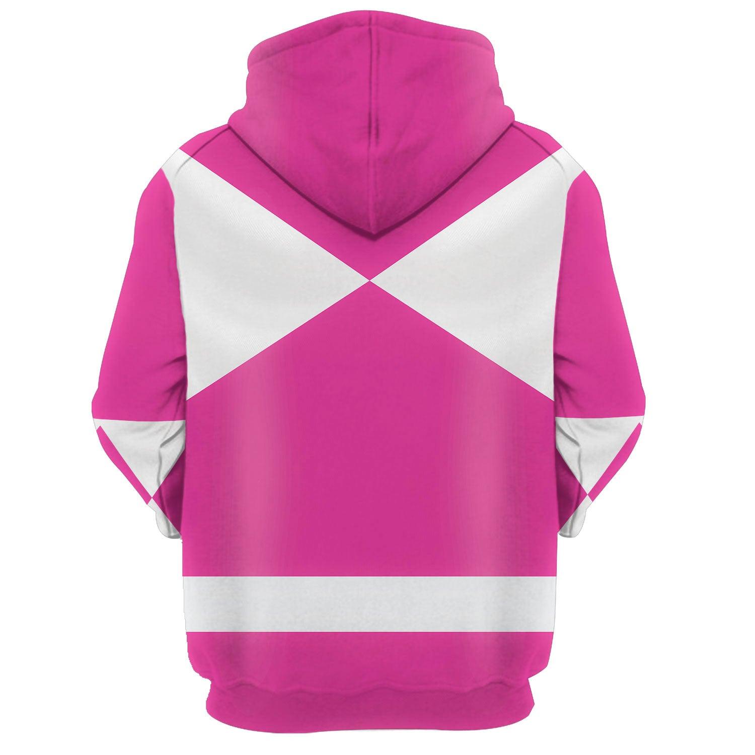 Gearhomie Unisex Tracksuit Hoodies Pink Power Ranger 3D Costumes - Gearhomie.com