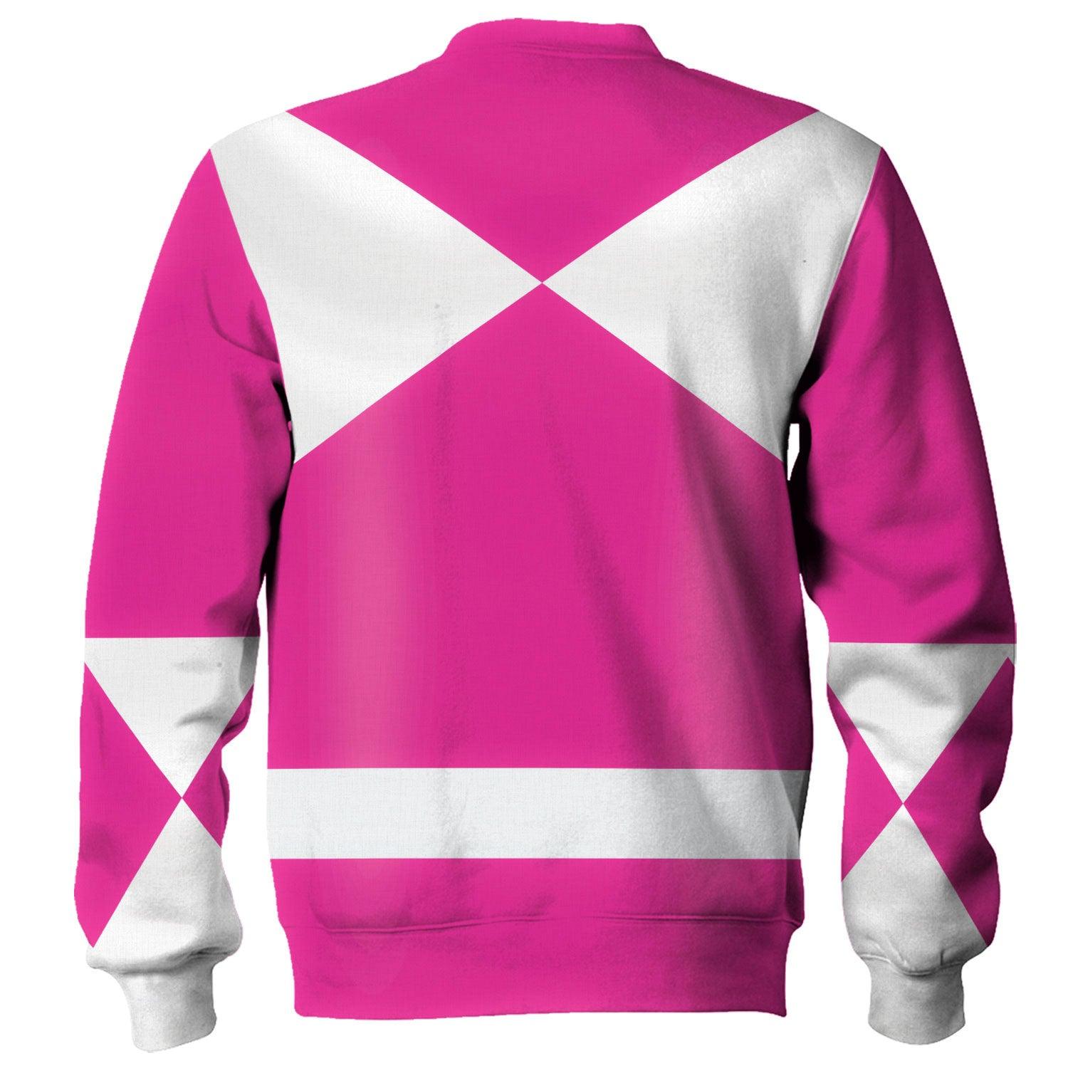 Gearhomie Unisex Tracksuit Hoodies Pink Power Ranger 3D Costumes - Gearhomie.com
