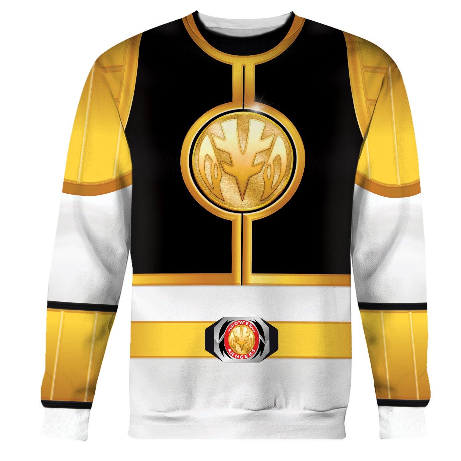 Gearhomie Unisex Tracksuit Hoodies White Power Ranger 3D Costumes - Gearhomie.com