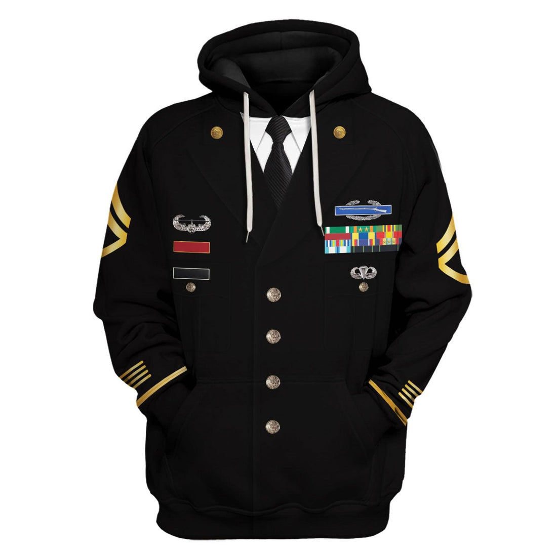 Gearhomie United States Army Blue Service Costume Hoodie Sweatshirt T-Shirt Tracksuit - Gearhomie.com