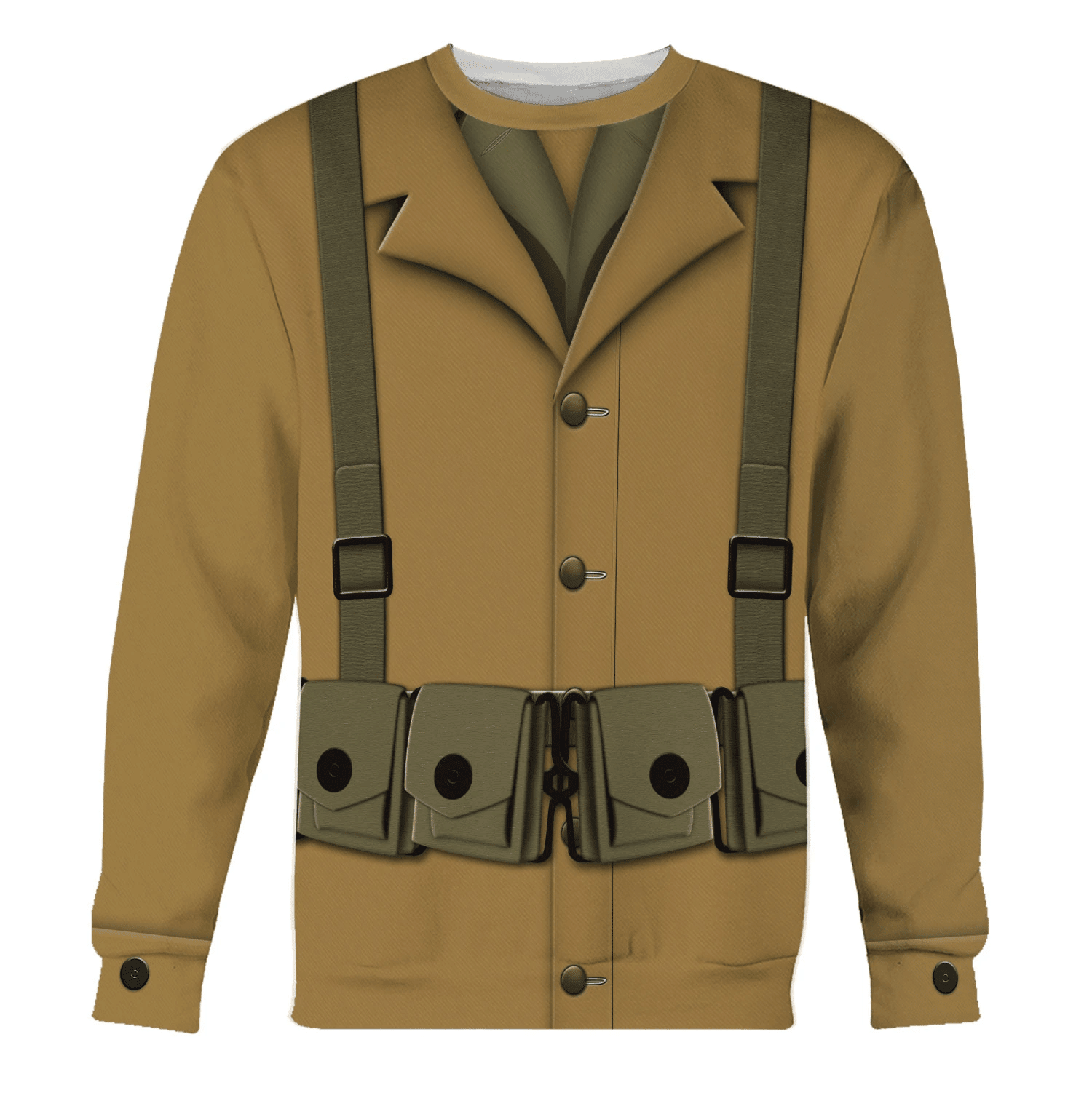 Gearhomie US Army WW1 Infantryman Costume Hoodie Sweatshirt T-Shirt Tracksuit - Gearhomie.com