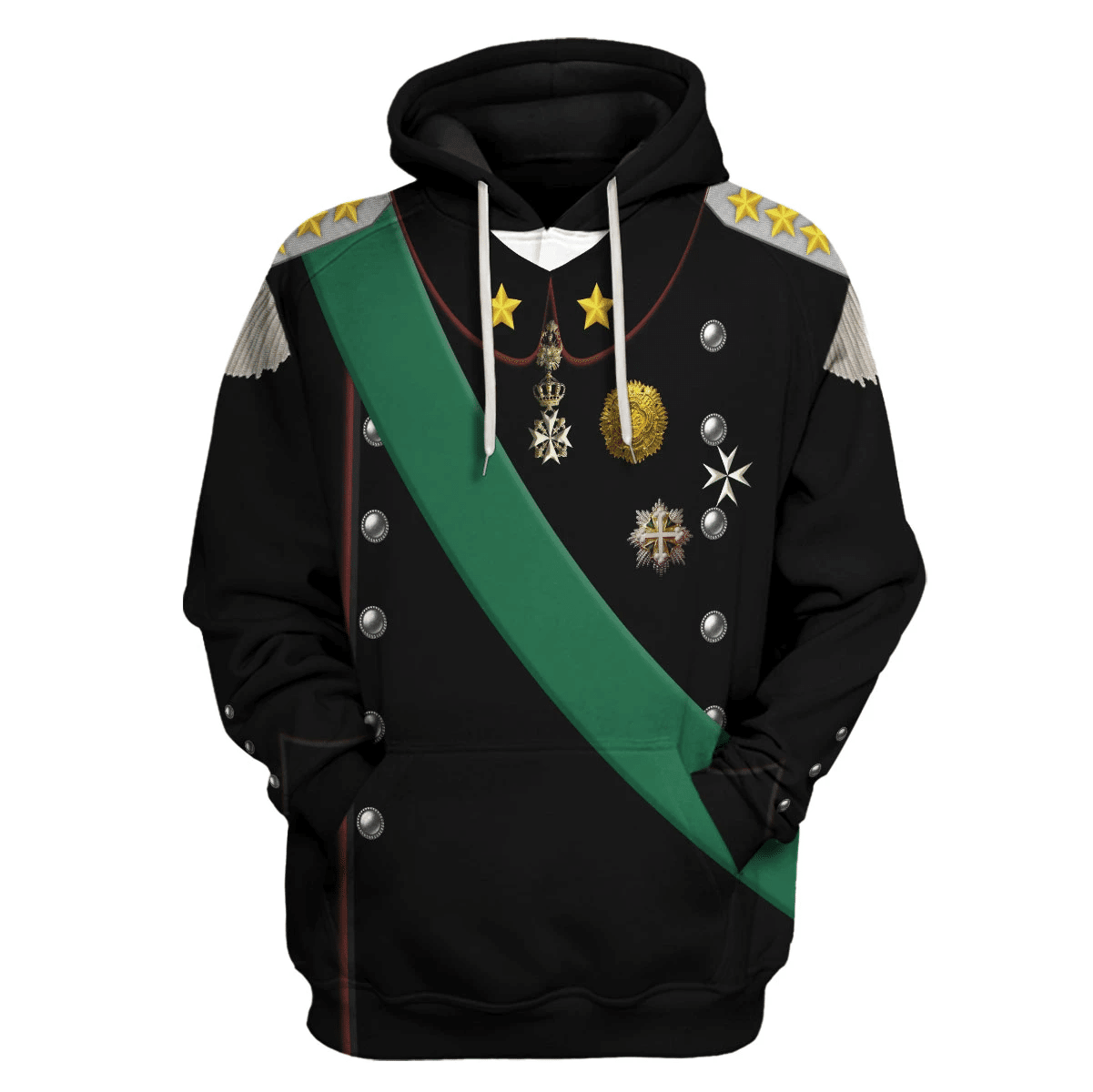 Gearhomie Victor Emmanuel III King of Italy Costume Hoodie Sweatshirt T-Shirt Tracksuit - Gearhomie.com