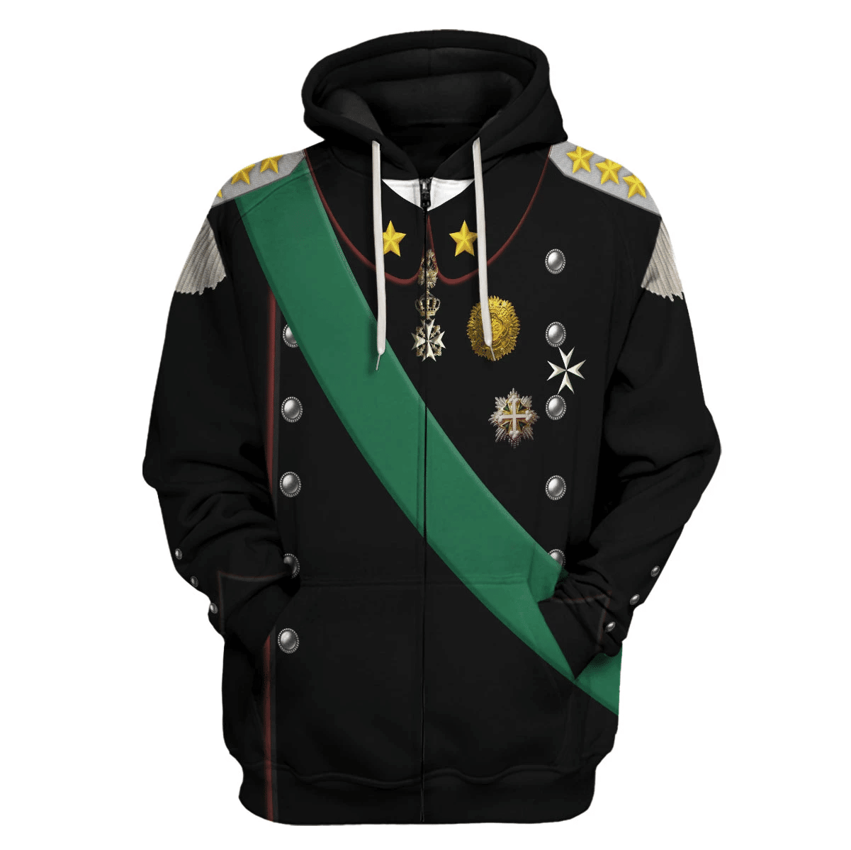 Gearhomie Victor Emmanuel III King of Italy Costume Hoodie Sweatshirt T-Shirt Tracksuit - Gearhomie.com