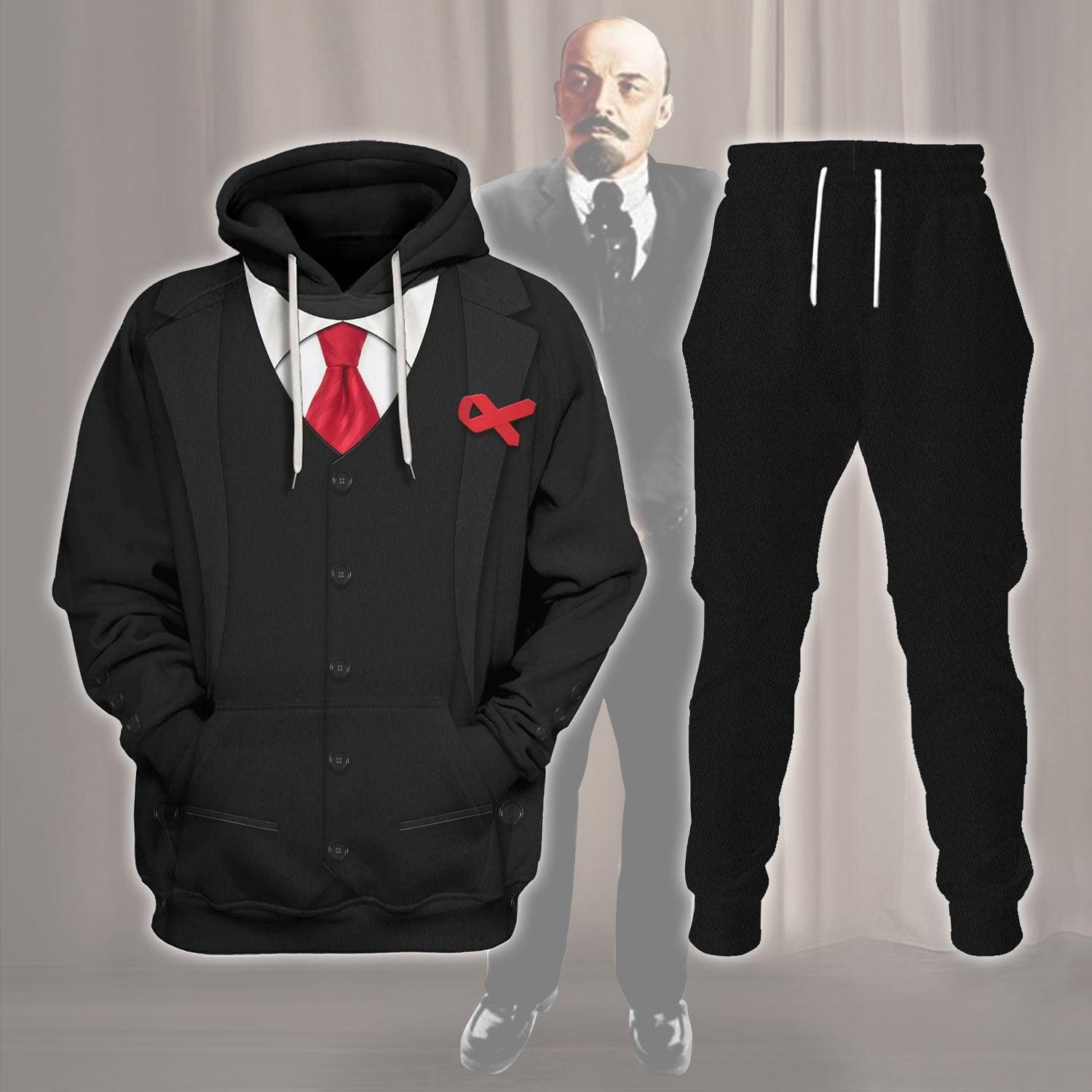 Gearhomie Vla Leninn Costume Hoodie Sweatshirt T-Shirt Tracksuit - Gearhomie.com
